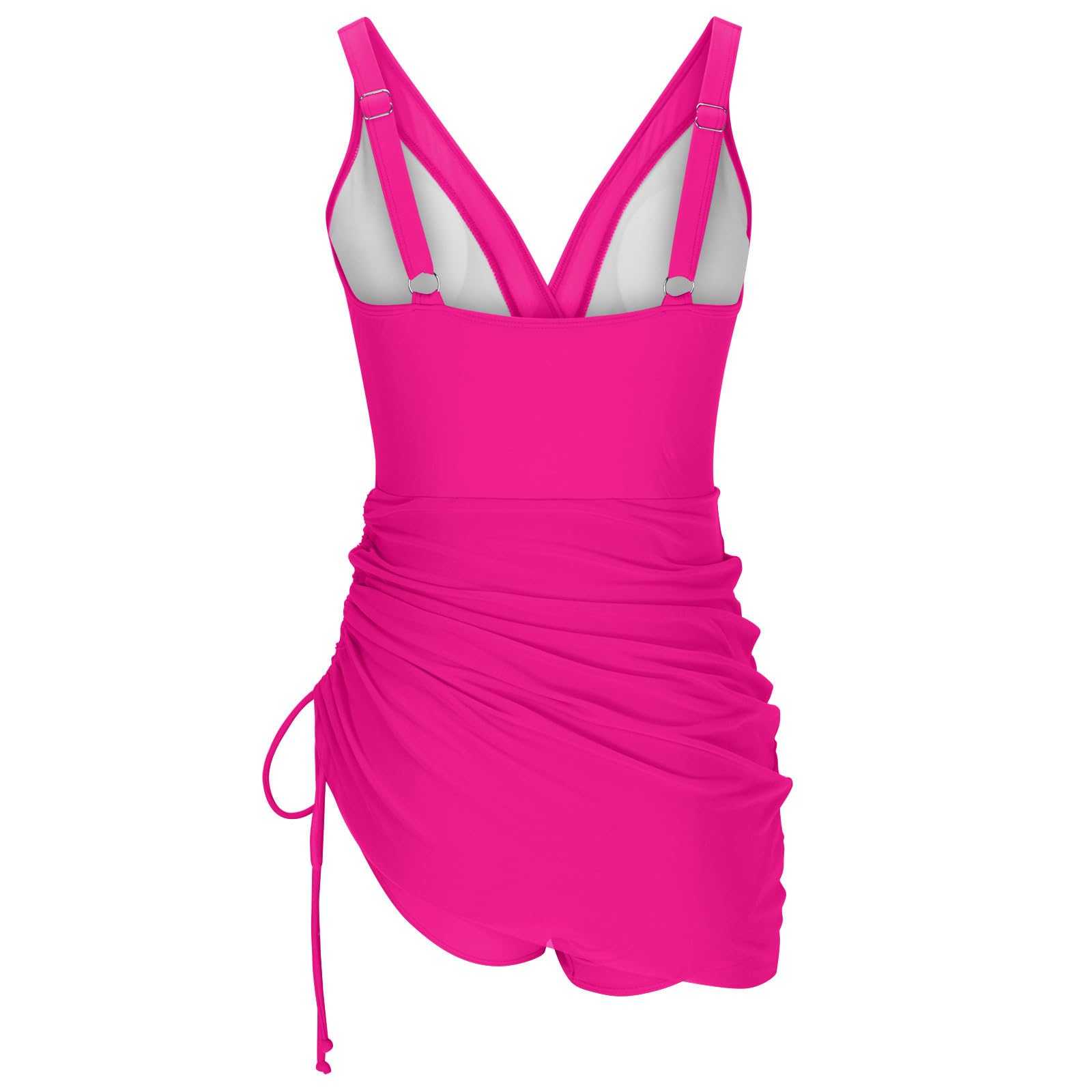 Best Women's One Piece Swimsuits 2025 - Tummy Control Slimming Swim Dress with Mesh Sheer Design for Beach, Pool & Vacation