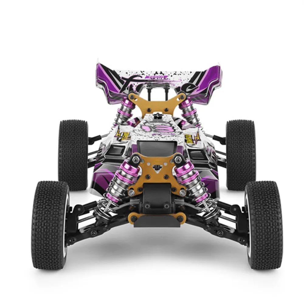 WLToys 124019 1/12 Scale 2.4G 4WD 60km/h High Speed RC Car with Metal Chassis - Off Road Climbing Truck for Kids & Adults - Perfect for Outdoor Racing, Backyard Driving & Off-Road Adventures