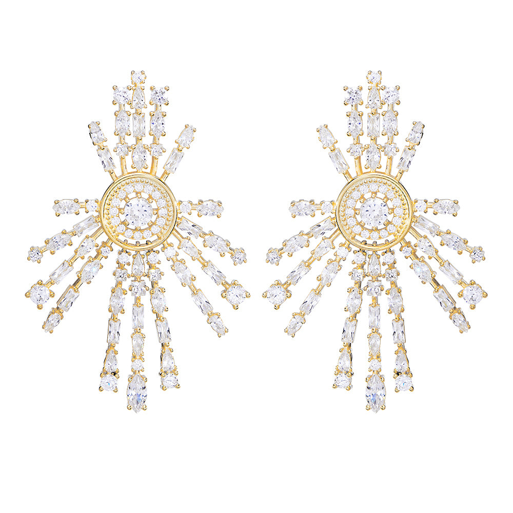 Cynthia Earrings for Women - Elegant Gold Hoop Earrings for Daily Wear, Parties & Gifts | Hypoallergenic & Lightweight Fashion Jewelry