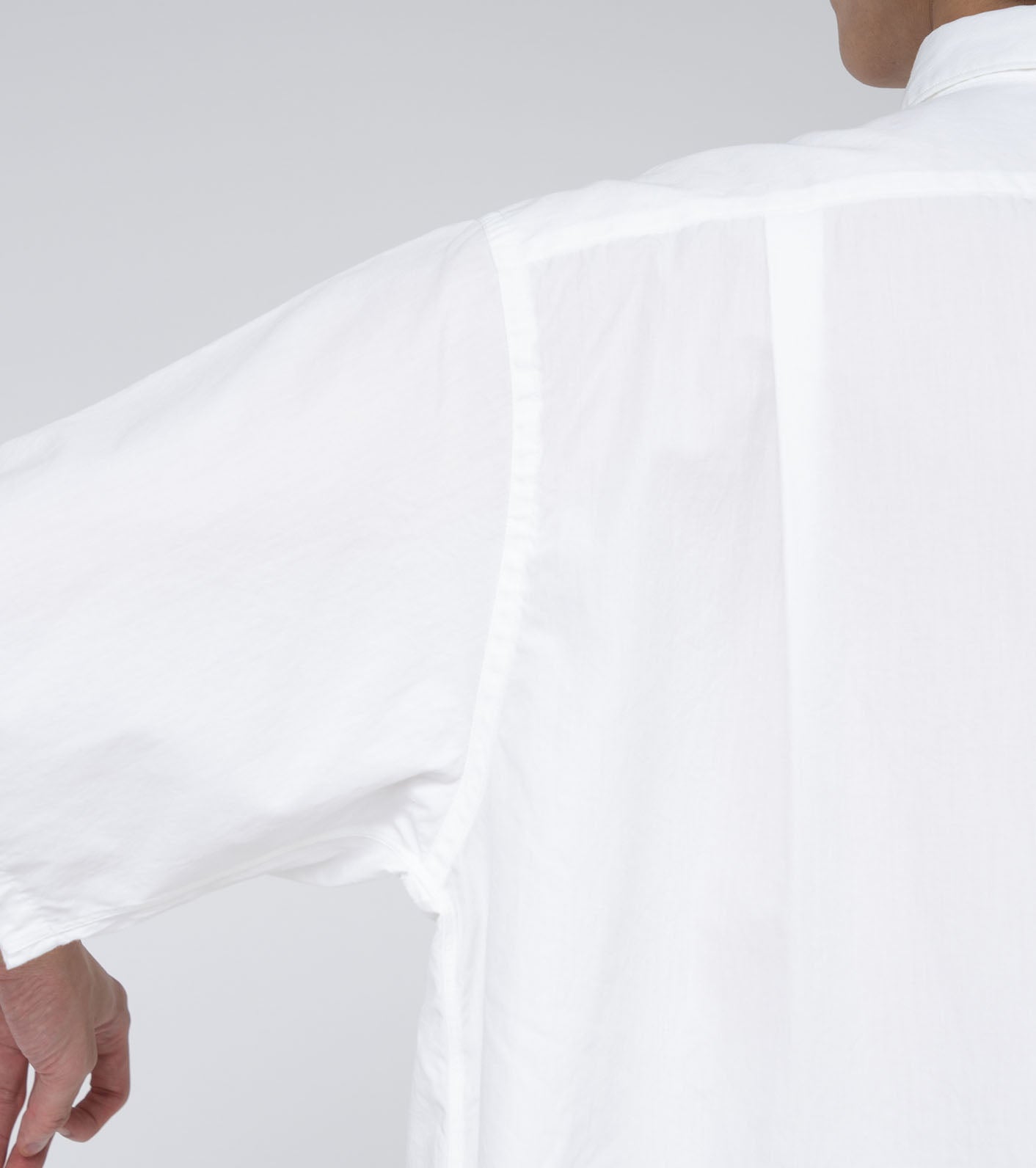 Nanamica Regular Collar Wind Short Sleeve Shirt - White | Lightweight Breathable Men's Casual Shirt for Summer Outdoors & Travel