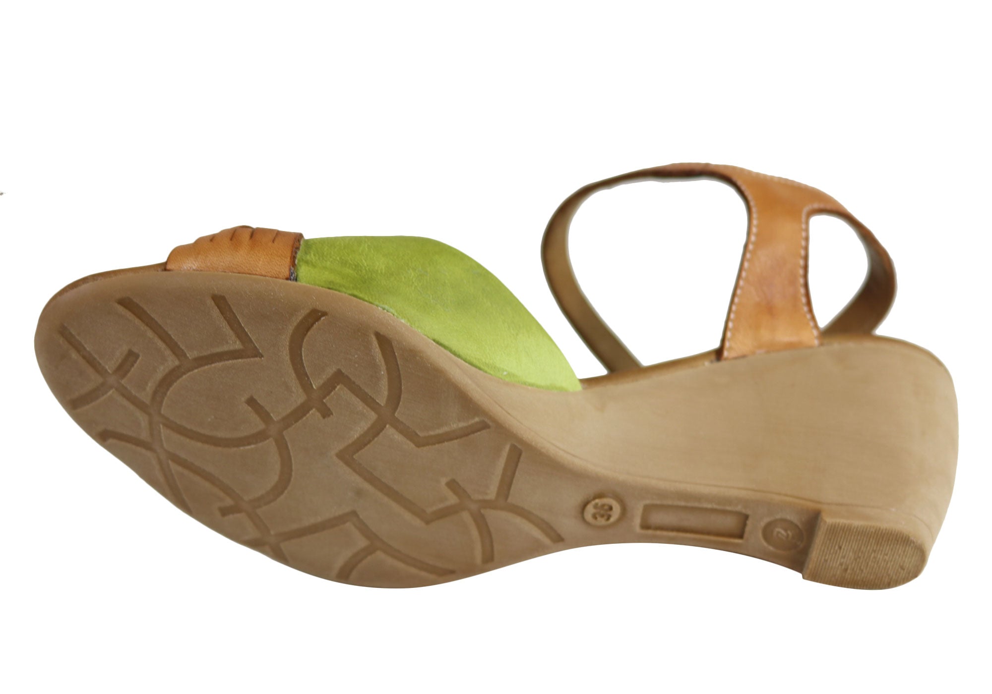 Orizonte Toronto Women's European Leather Comfortable Wedge Sandals - Stylish Summer Casual Shoes for Walking, Travel & Beach Outfits