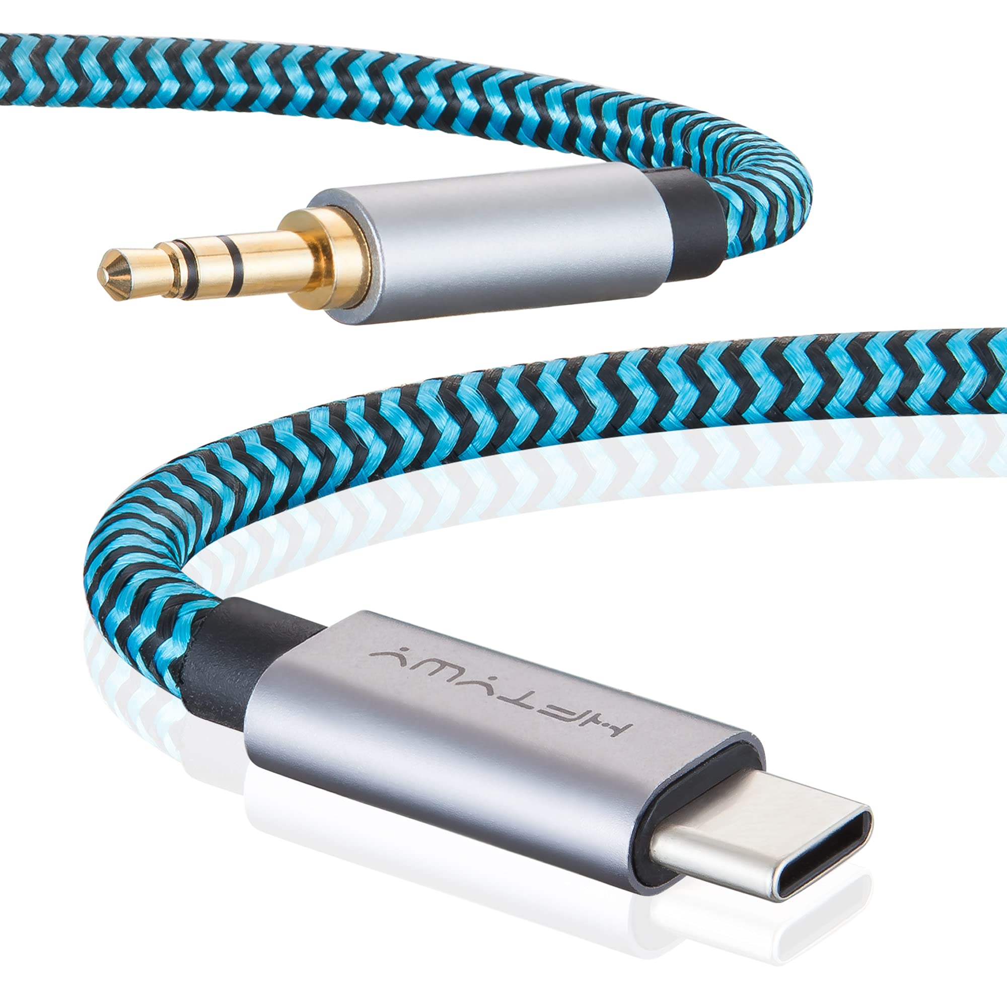 USB C to Aux Cable 6.6ft, Type C to 3.5mm Audio Cable for Headphones & Speakers - Compatible with iPhone 15 Pro Max/15 Plus, iPad Pro, Galaxy S23/S24 Ultra, Pixel - Perfect for Car Audio, Home Stereo & Gaming Headsets
