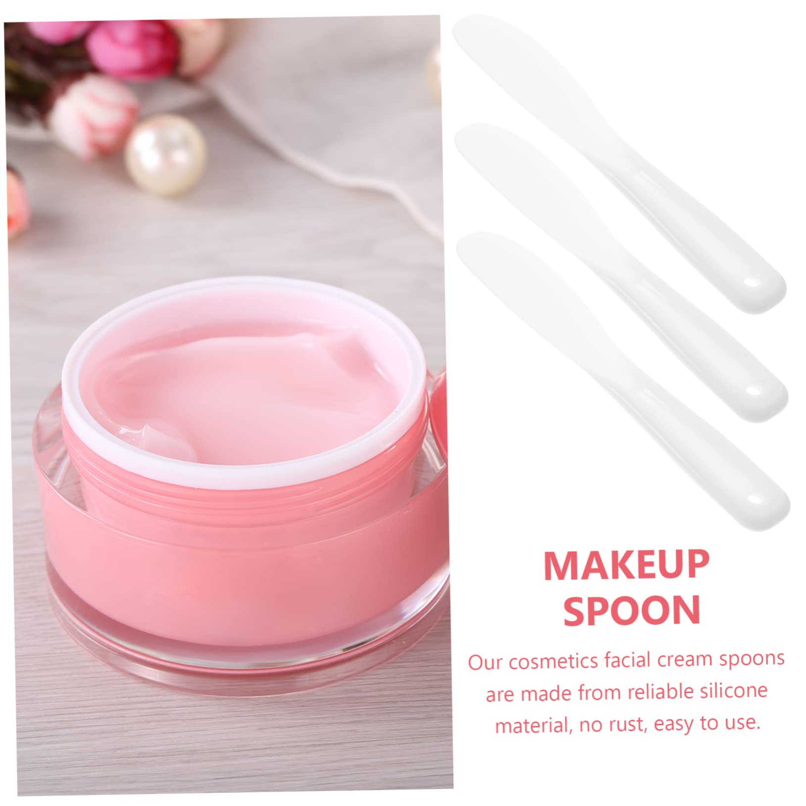 10-Piece Reusable Makeup Spatula Set - Cosmetic Mixing Spoon, Scoop & Face Spatula - Ergonomic PP Plastic Tool Sticks for Makeup Artists & DIY Skincare - Perfect for Foundation Mixing, Cream Application & Beauty Product Storage