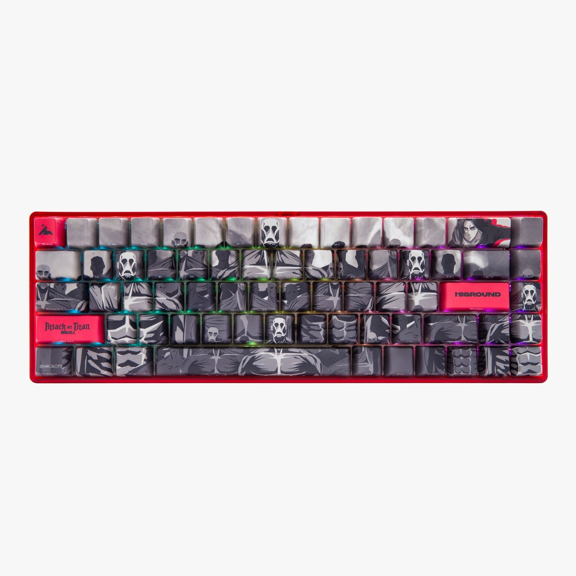 AOT2 x HG Basecamp 65HE Mechanical Keyboard - Compact Titan Meetup Edition for Gaming & Typing | Perfect for Esports, Office Work & Programming