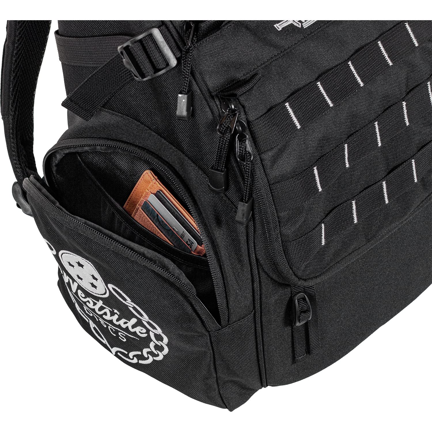Westside Discs Refuge Disc Golf Backpack - Durable 18+ Disc Frisbee Golf Bag for All Skill Levels | Lightweight & Spacious Storage | Perfect for Tournaments, Practice & Outdoor Adventures
