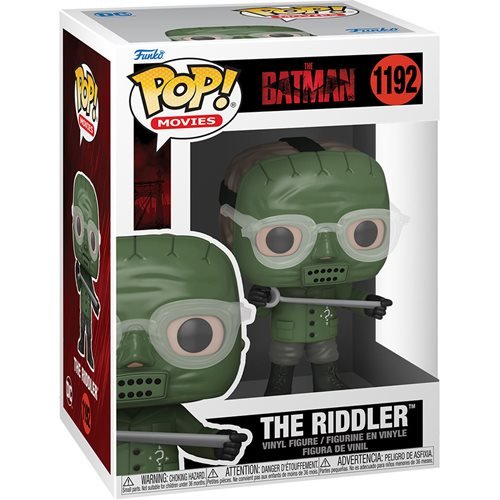 The Batman Movie Pop! Vinyl Figure - The Riddler Collectible Toy [1192] | DC Heroes Action Figure for Display, Gifts & Superhero Fans