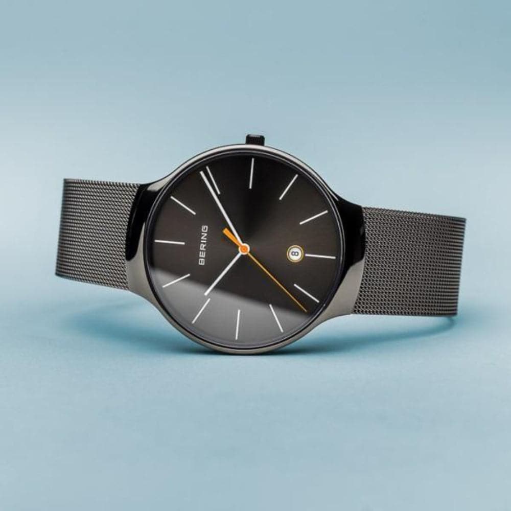 BERING Classic Women's Watch 13338-077 | Elegant Stainless Steel Analog Watch with Mineral Crystal | Perfect for Business, Office & Formal Occasions