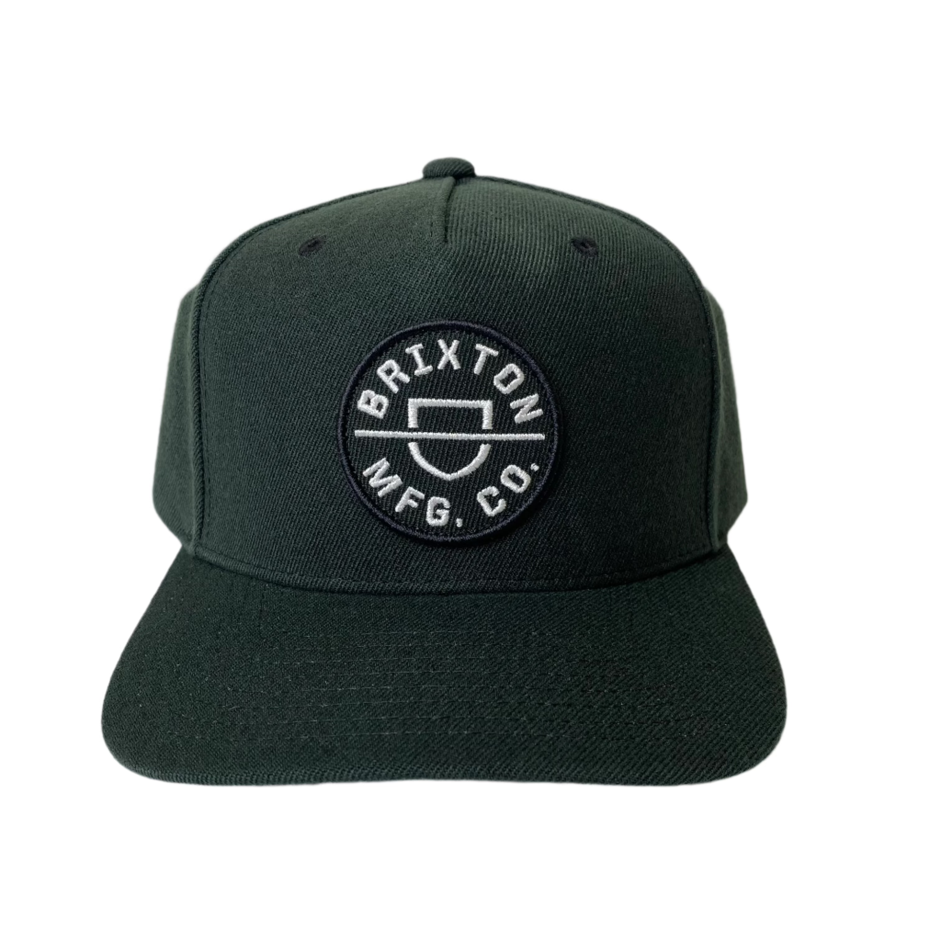 BRIXTON The Crest C MP Snapback Hat - Adjustable Unisex Baseball Cap for Men & Women - Perfect for Outdoor Sports, Casual Wear, and Street Fashion