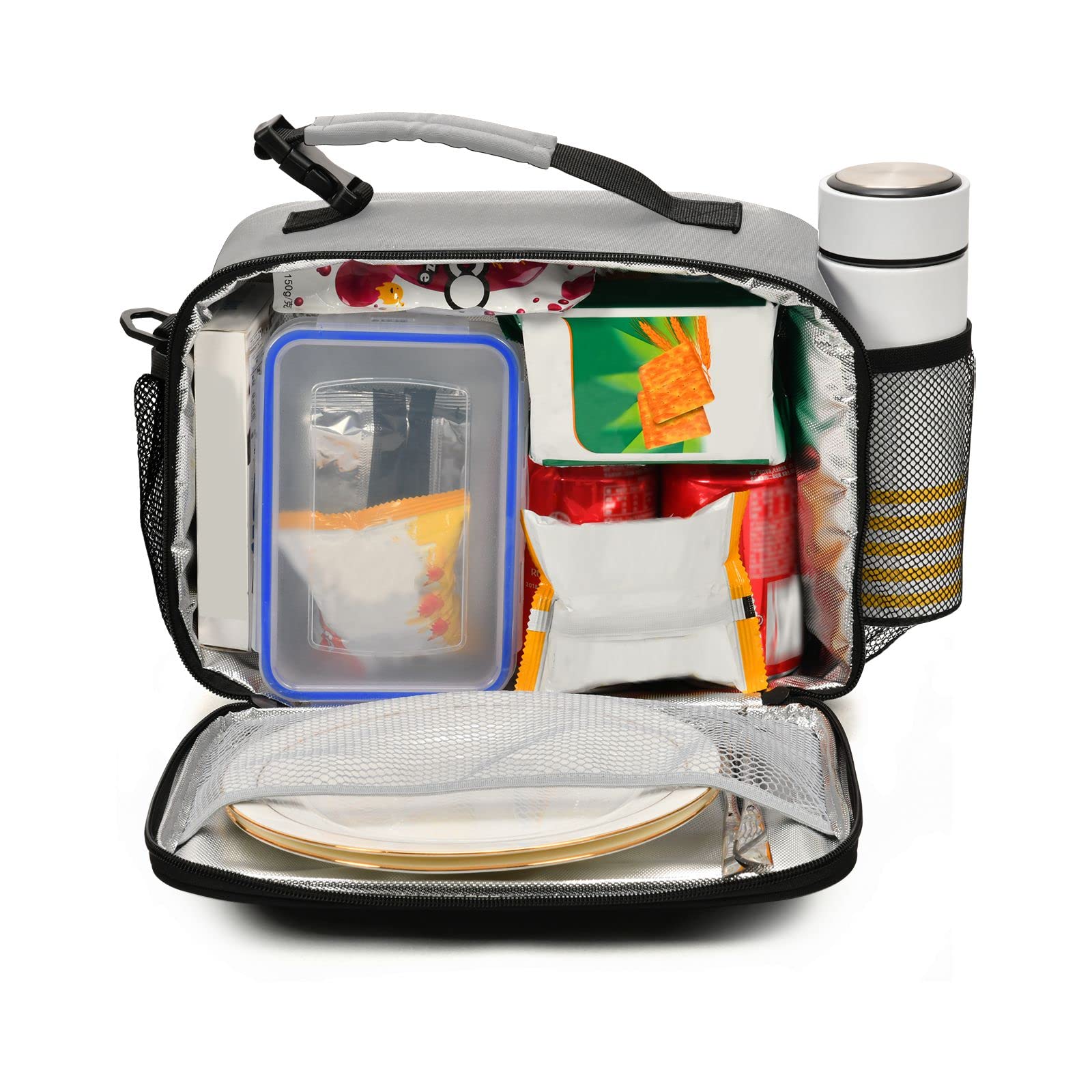 Egyptian Goddess Insulated Lunch Box Bag - Reusable, Leakproof & Adjustable Strap - Thermal Tote Container for School, Work & Picnics | Perfect for Kids & Adults