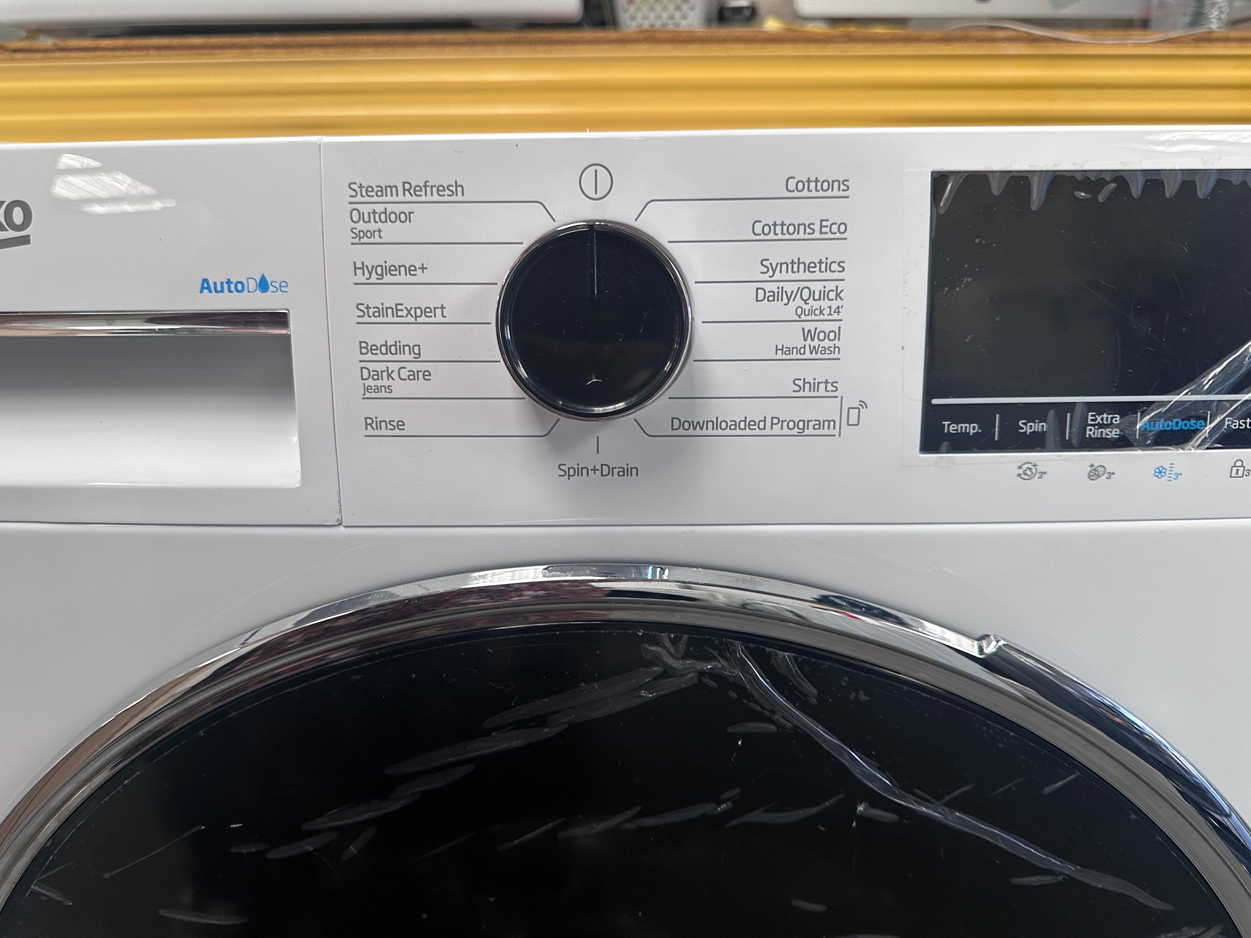 Beko BFLB902ADW 9kg Auto Dose Front Load Washing Machine - Energy Efficient, Quiet Operation - Perfect for Apartments & Small Homes (Factory Second)