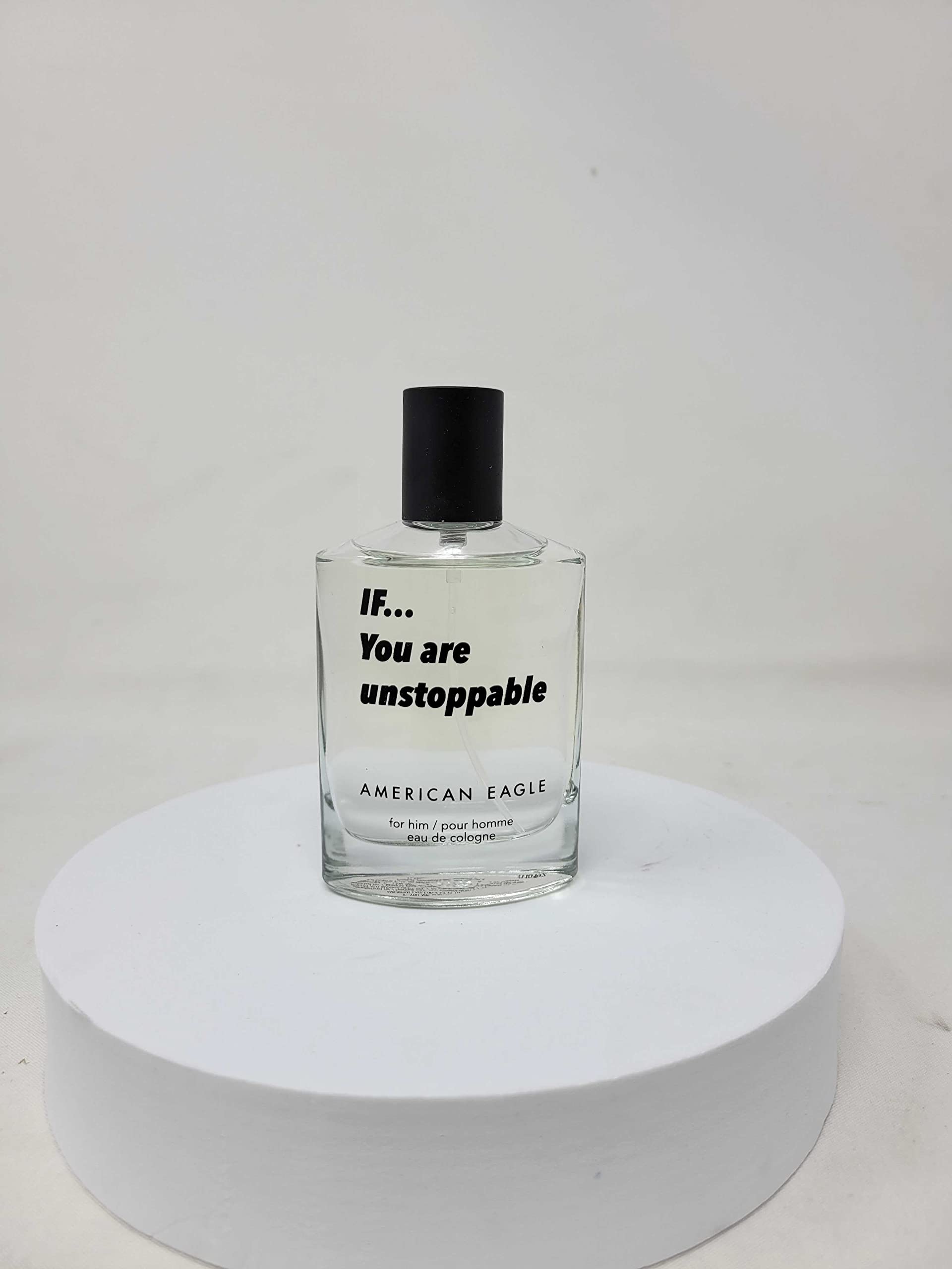 AE If You Are Unstoppable Eau De Cologne 1.7 Oz for Men - Long Lasting Fragrance for Work, Date Night & Special Occasions