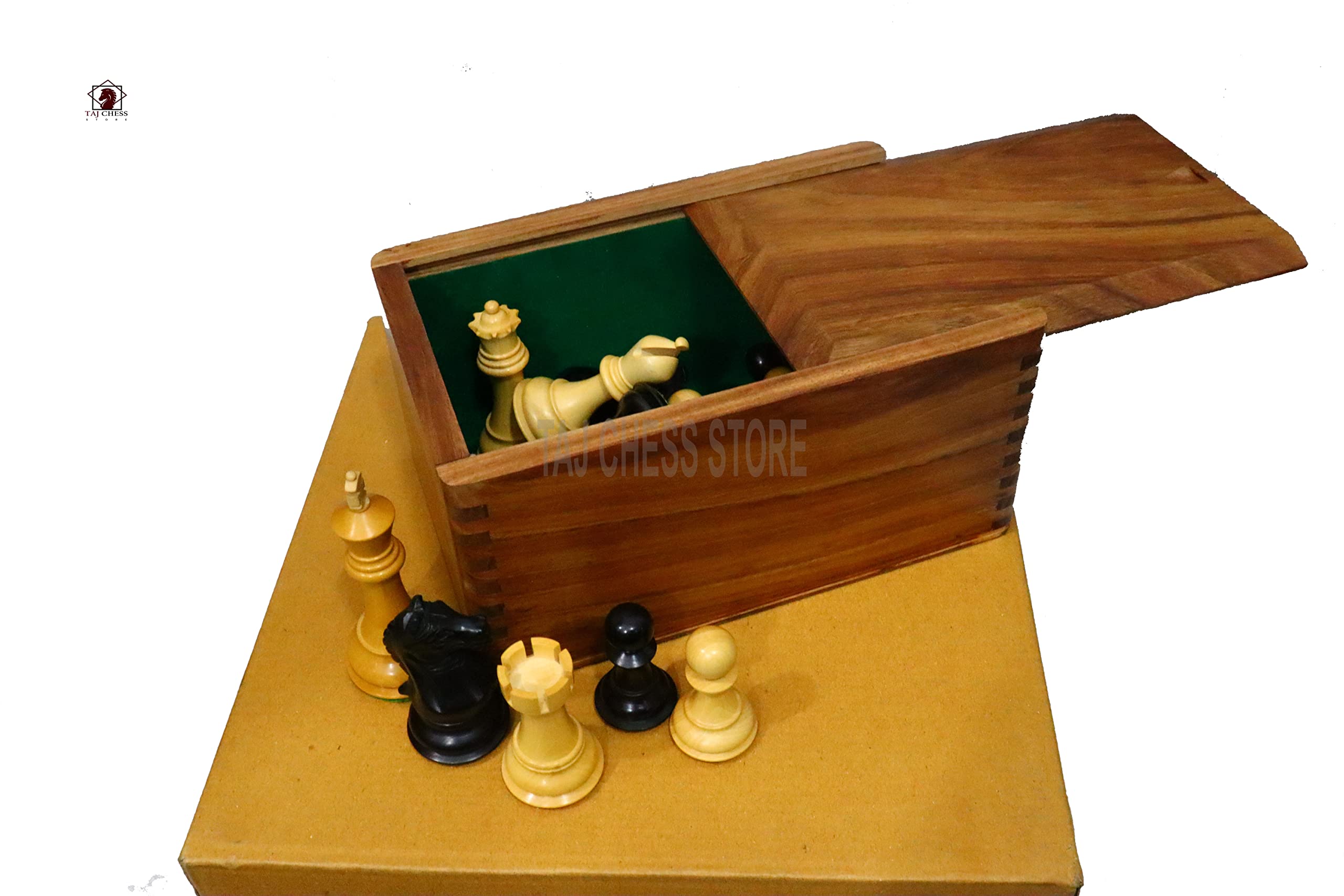 Premium Wooden Chess Set with Storage Box - 4