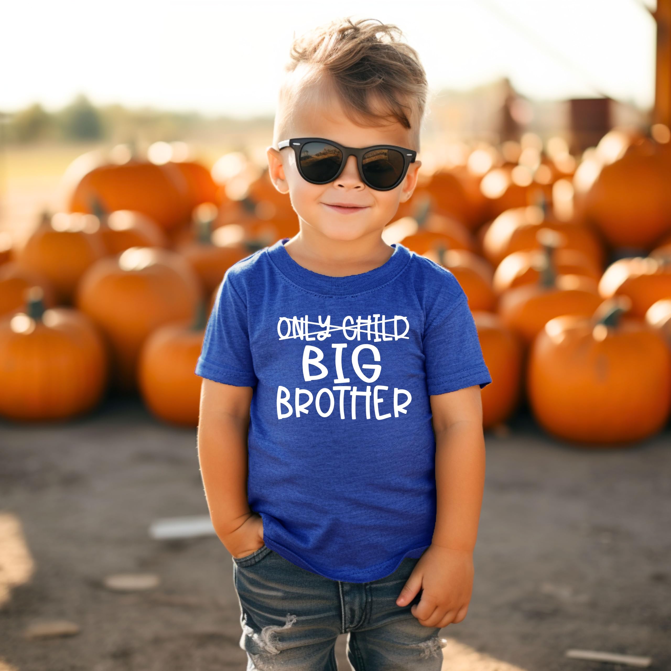 Big Brother Announcement Shirt for Boys - Cute Sibling Reveal Outfit for New Big Brothers | Perfect for Gender Reveals & Family Photos
