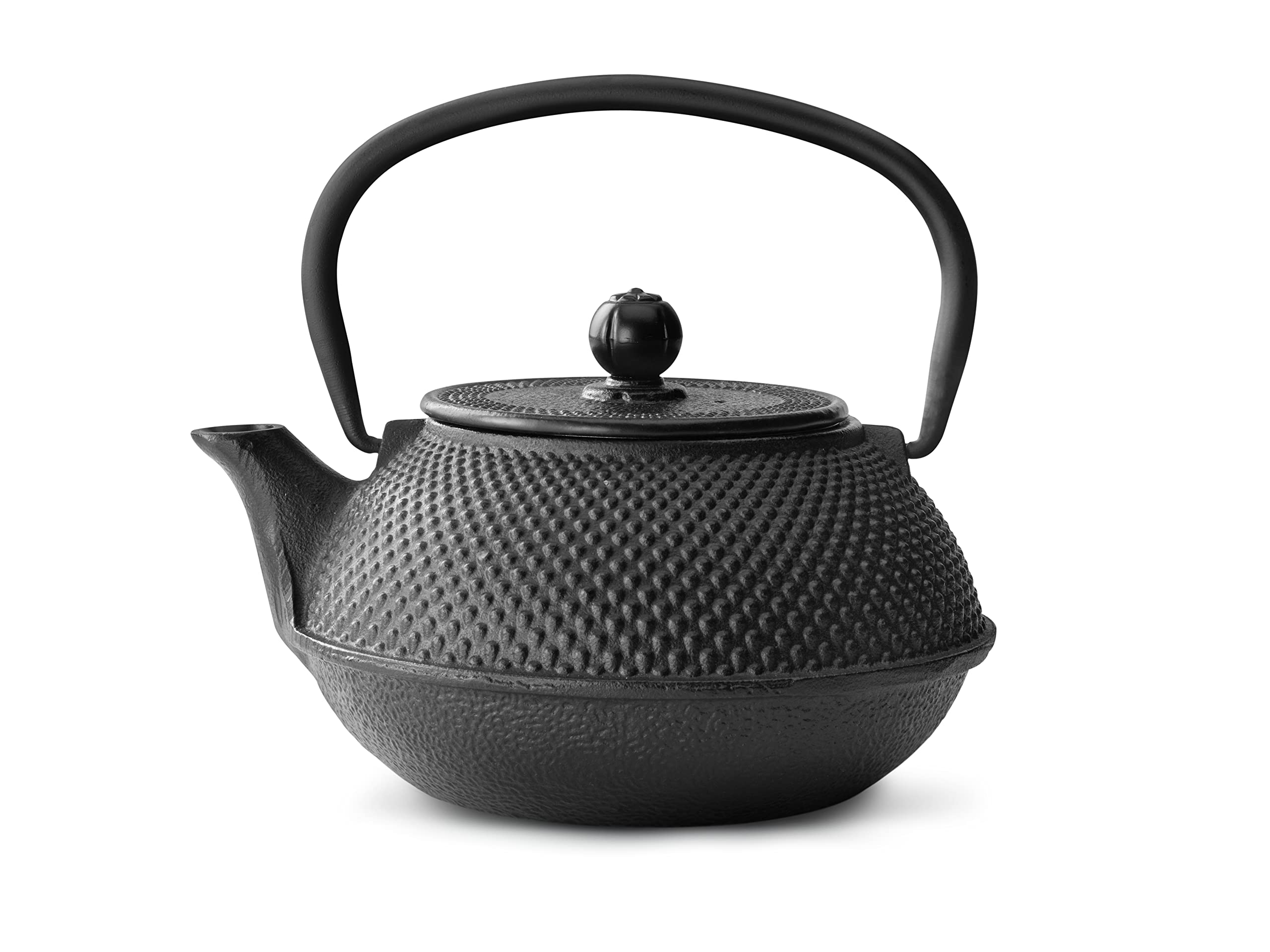 Premium Black Cast Iron Teapot - 0.8L (27oz) Japanese Style Teapot with Infuser | Perfect for Loose Leaf Tea, Home Brewing & Tea Ceremonies