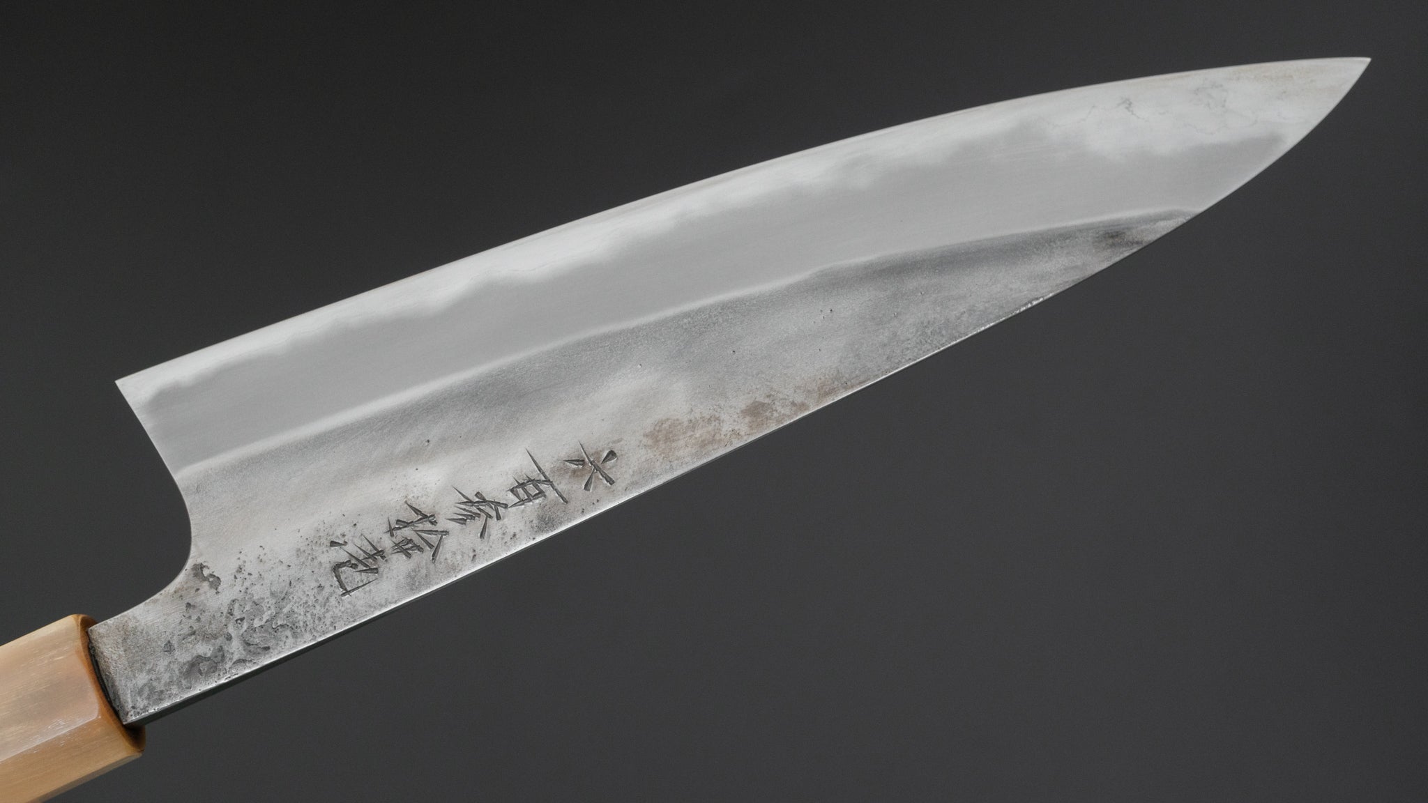 Jiro Tsuchime Petty Knife 180mm - Japanese Damascus Steel Blade with Taihei Tagayasan Handle (#631) - Perfect for Sushi, Sashimi & Precision Kitchen Tasks