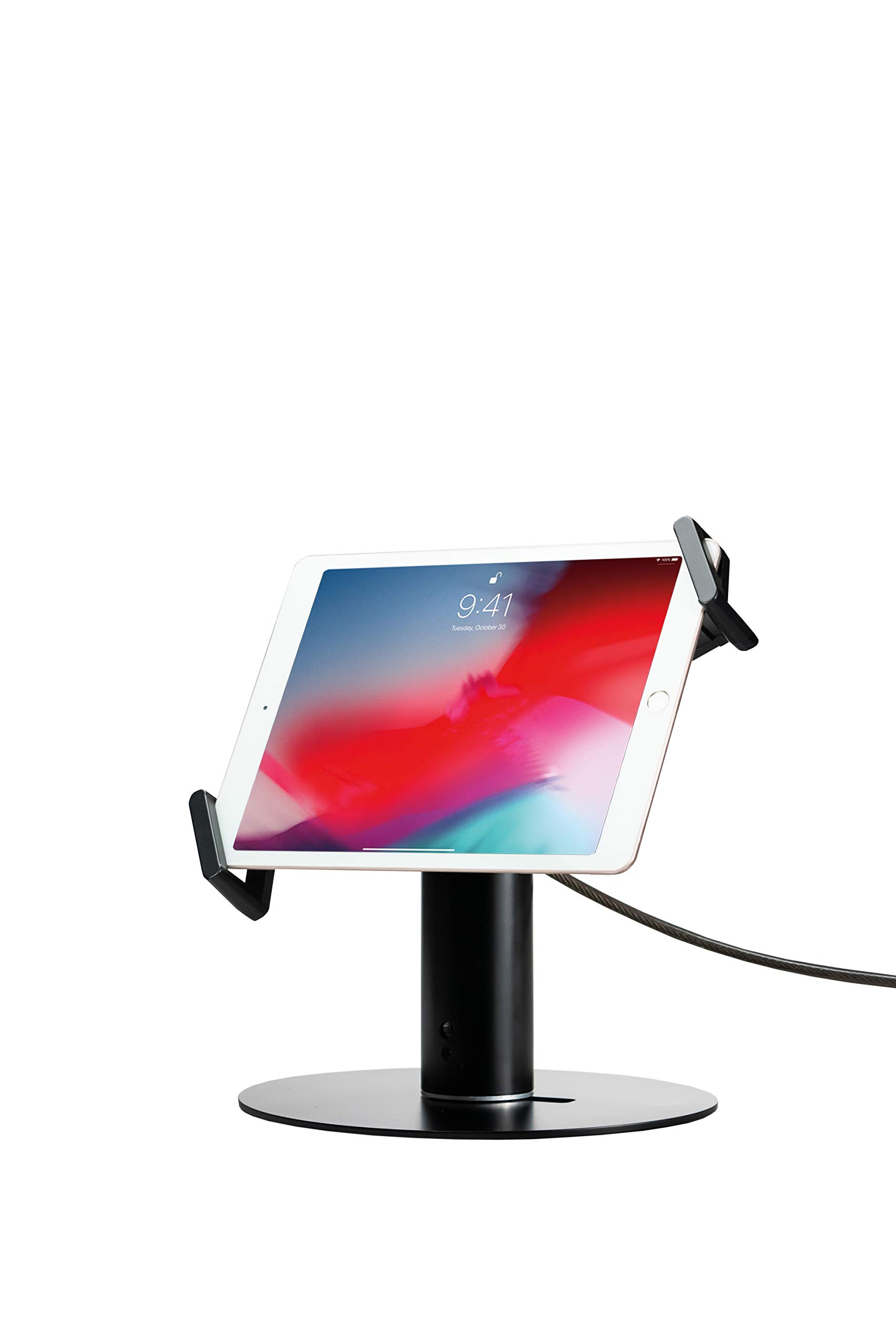 Universal Security Grip Kiosk Stand for iPad 10th Gen 10.9-inch & iPad 7th/8th/9th Gen 10.2-inch - Heavy Duty Tablet Holder for 7-13 inch Devices - Black (PAD-USGT) - Perfect for Retail, Restaurant, and Public Kiosk Security