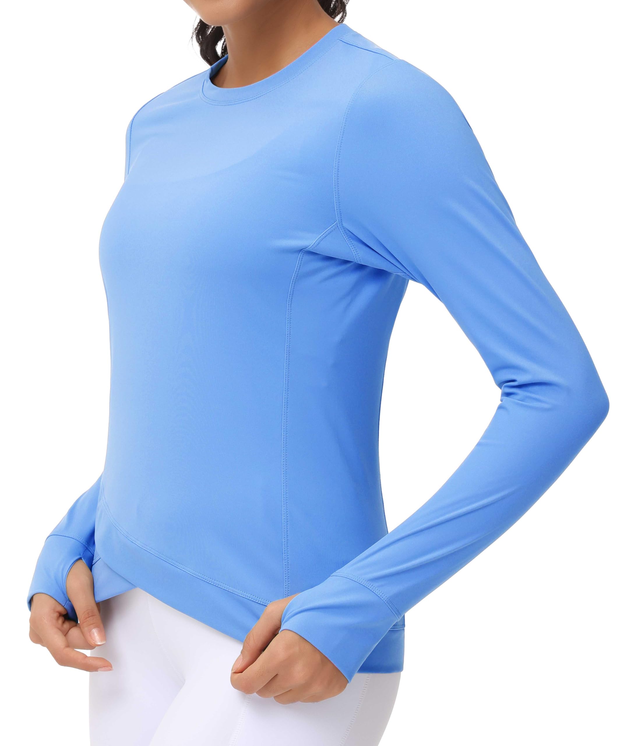 Women's Long Sleeve Compression Shirts - Workout Tops for Running, Yoga & Fitness with Thumb Holes | Moisture-Wicking Athletic Shirt for Women | Perfect for Gym, Training & Outdoor Activities