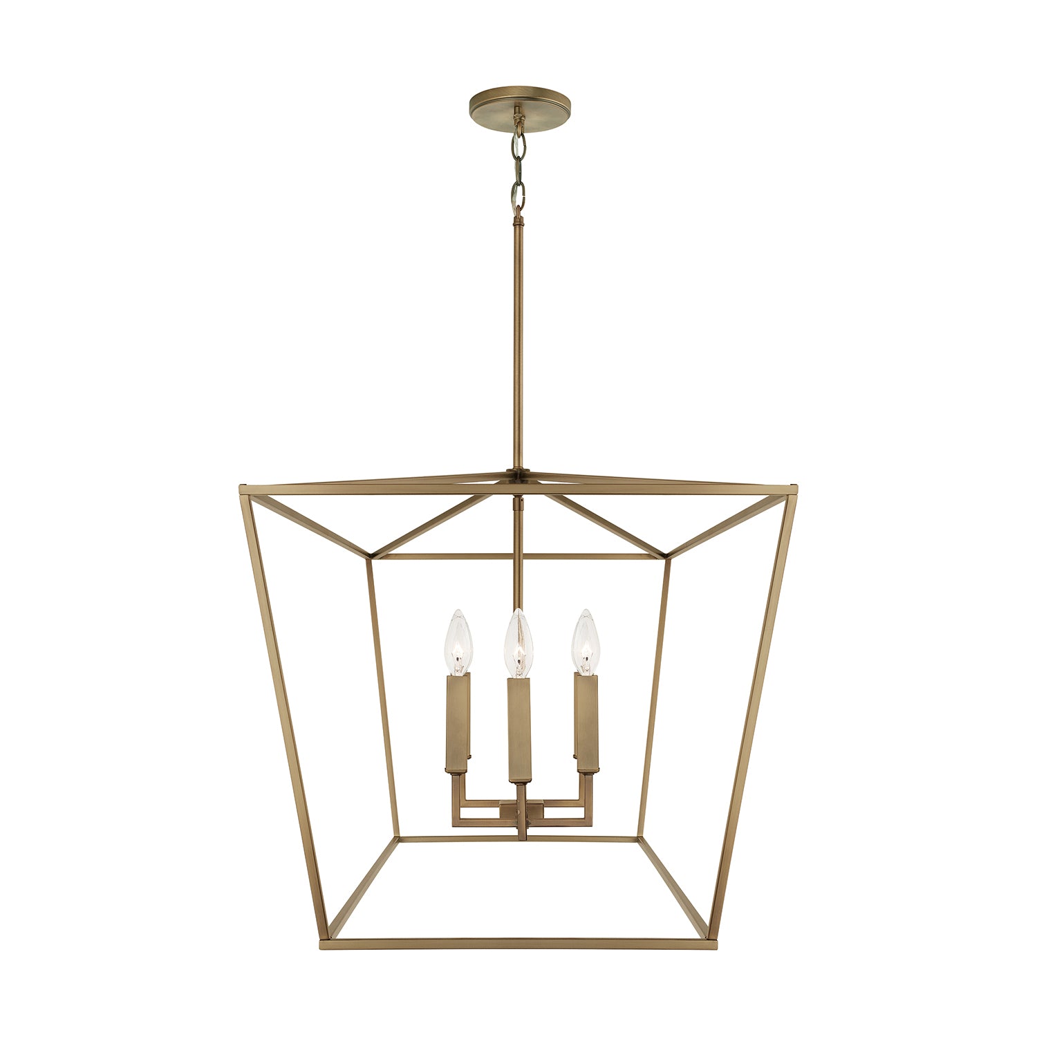 Capital Lighting Six Light Island Pendant - Modern Kitchen Lighting Fixture for Dining Room & Breakfast Bar | Dimmable Hanging Chandelier