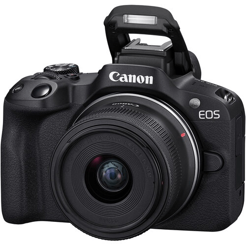 Canon EOS R50 Mirrorless Digital Camera with RF-S 18-45mm f/4.5-6.3 IS STM Lens (Black) - Perfect for Vlogging, Travel Photography & Content Creation