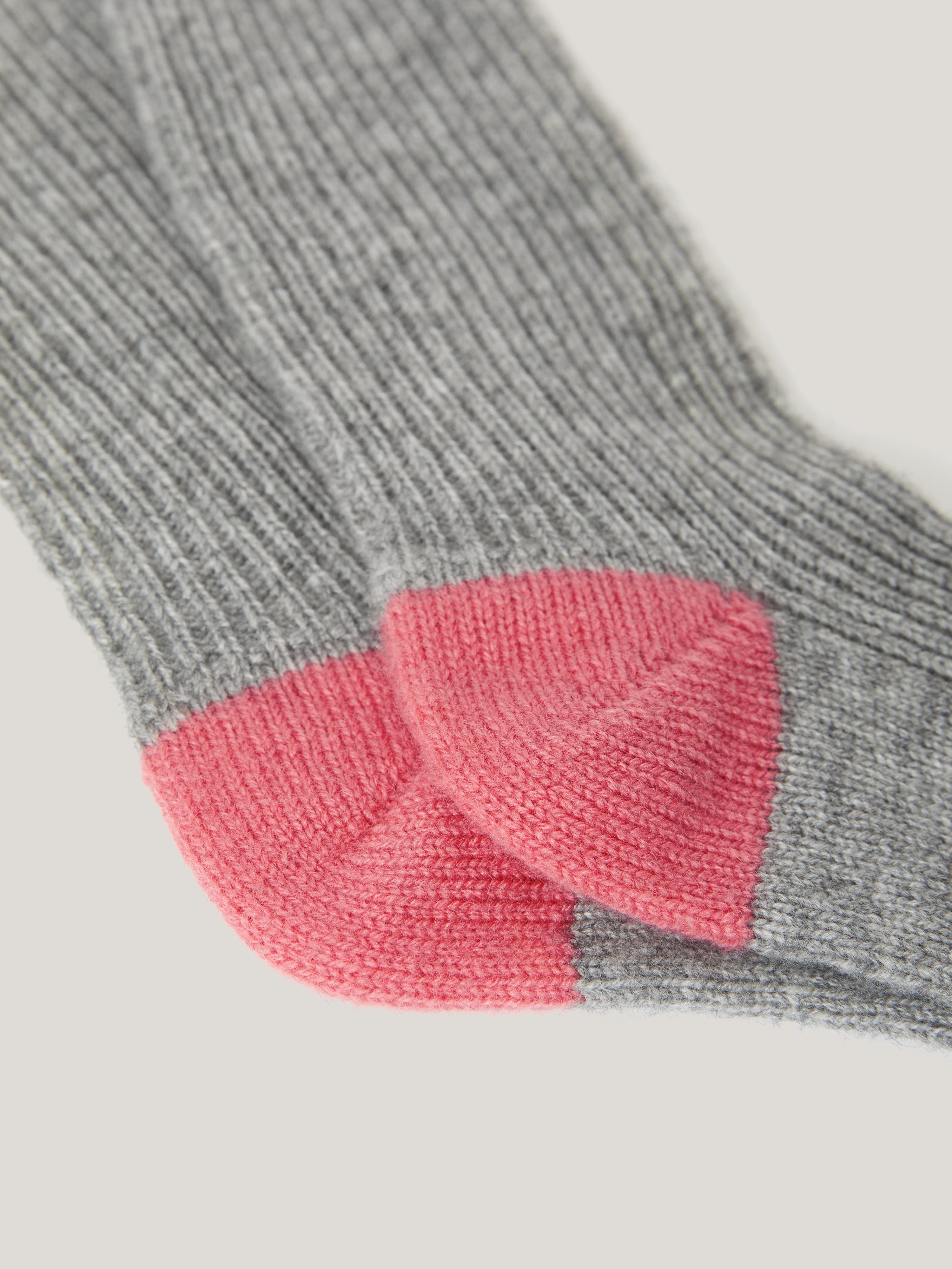 Premium Compact Wool Socks for Men & Women - Soft Grey Winter Hiking & Outdoor Socks - Warm Thermal Socks for Cold Weather, Running, Camping & Daily Wear