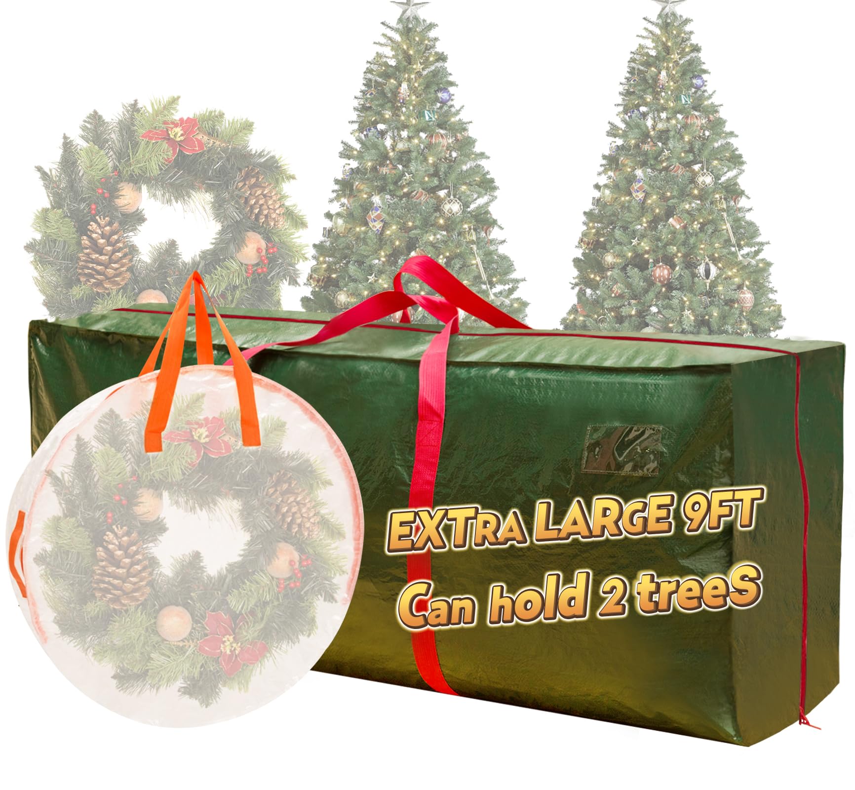 Extra Large Heavy Duty Moving Bags - Waterproof Storage Bags with Zipper & Handles, Durable Tote Bags for Clothes, Travel, Moving & Storage - Alternative to Moving Boxes (Perfect for Home Organization, Camping & Luggage)