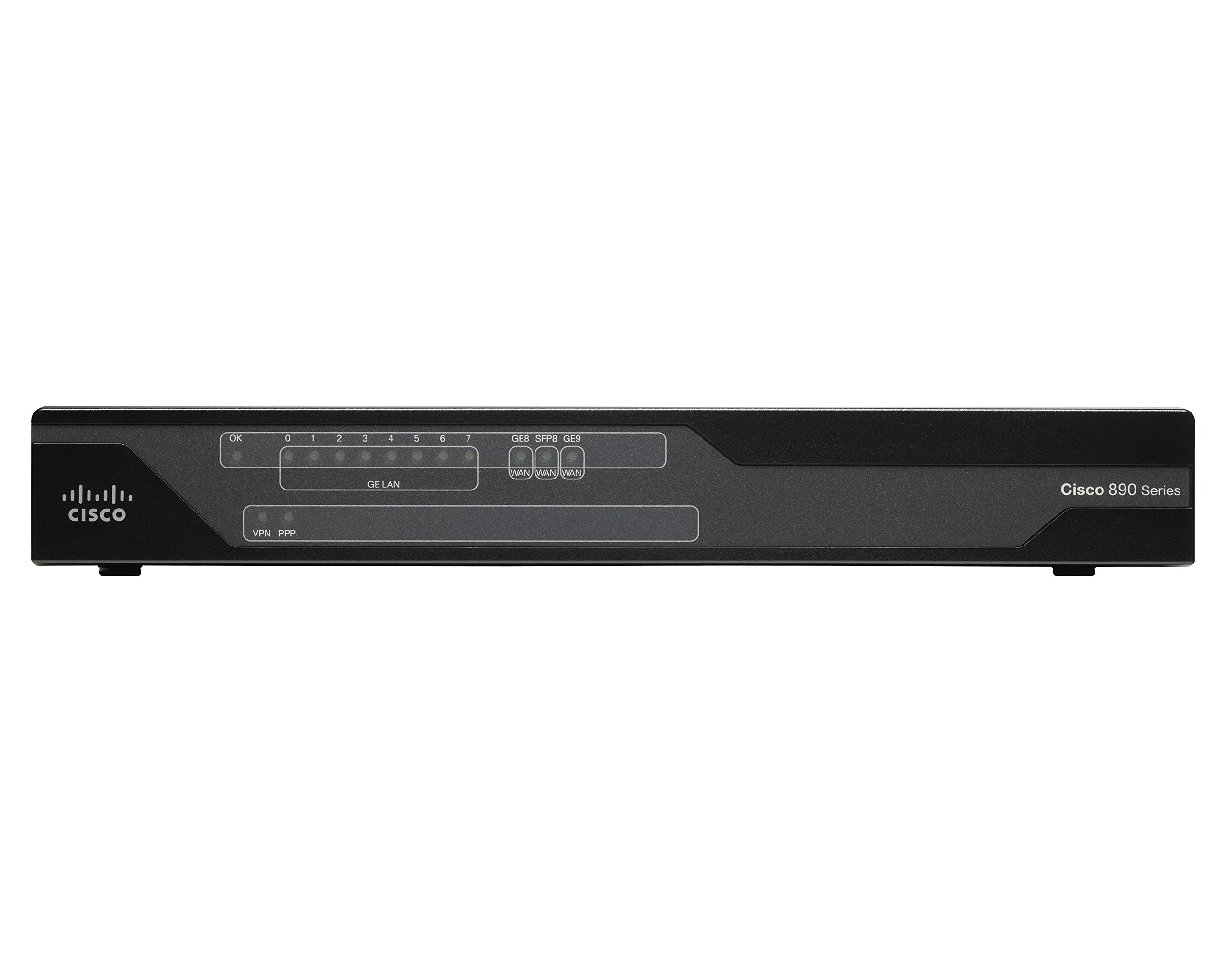 Cisco 892F Gigabit Ethernet Security Router with SFP Port | High-Speed VPN Firewall for Small Business & Home Office Network Protection | Secure Remote Access & Reliable Connectivity