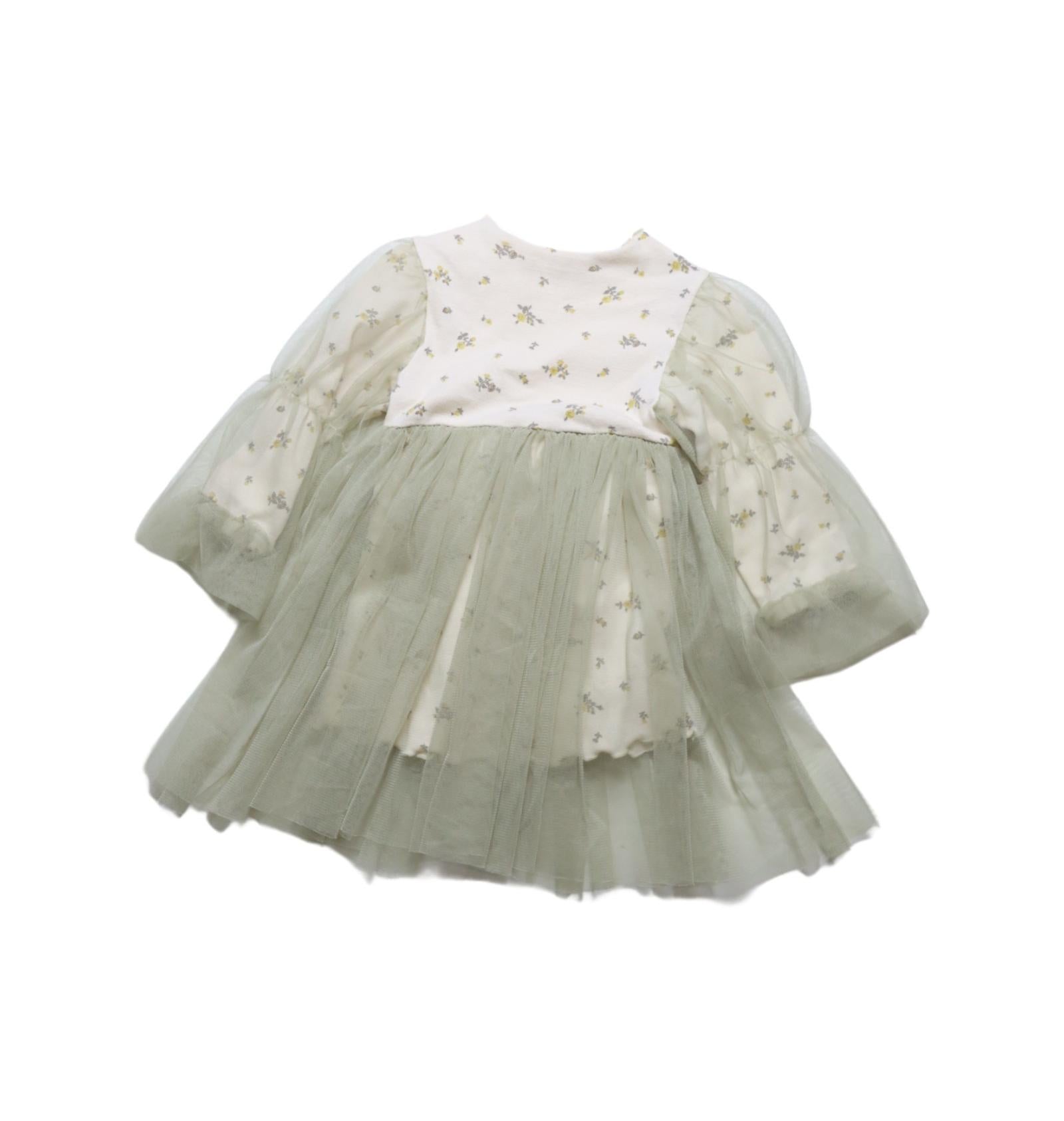Aosta Long Sleeve Baby Dress for Girls 12-24 Months - Perfect for Family Photos, Holidays & Special Occasions