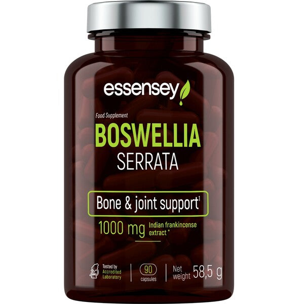 Essensey Boswellia Serrata 90 Capsules - Natural Joint Support Supplement for Pain Relief & Mobility - Ideal for Arthritis & Inflammation Management