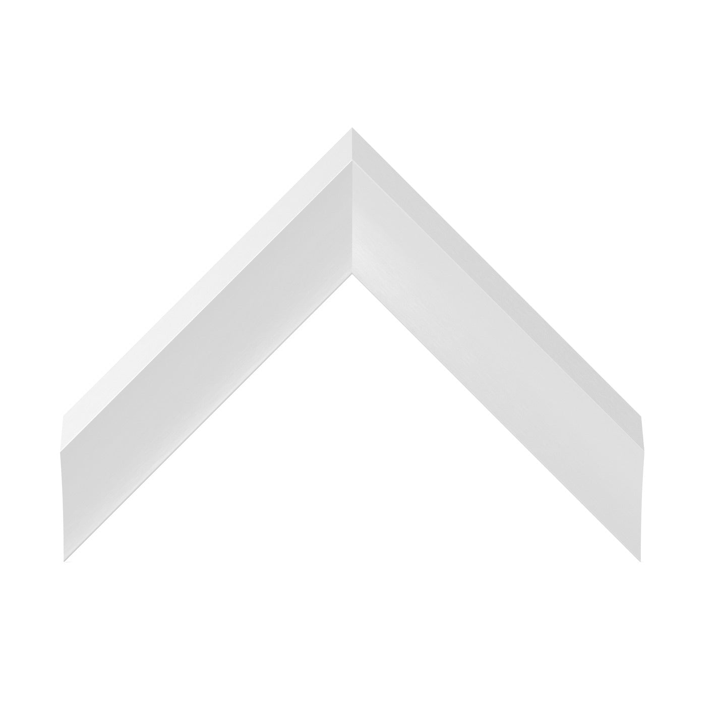 Samsung Frame TV Bezel - Pure White Alloy Prismatic Design (2017-2020 Models) | Perfect for Modern Living Room & Home Theater Decor