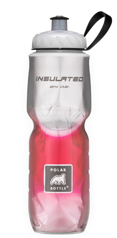Polar Bottle Fade 24oz (710mL) Insulated Water Bottle - Leak Proof, BPA Free, Keeps Drinks Cold for 24 Hours - Perfect for Hiking, Gym, Cycling & Outdoor Activities