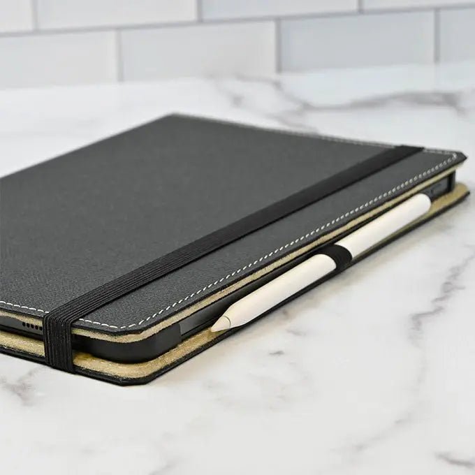 Premium Genuine Leather iPad Case - Slim Protective Cover for iPad Pro/Air/Mini - Perfect for Work, Travel & Everyday Use