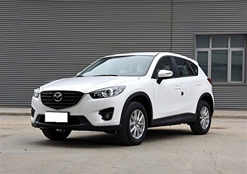 Bright White LED Daytime Running Lights (DRL) & Fog Light Covers for Mazda CX-5 (2013-2016 Models) - Enhance Visibility & Style for Safe Day/Night Driving