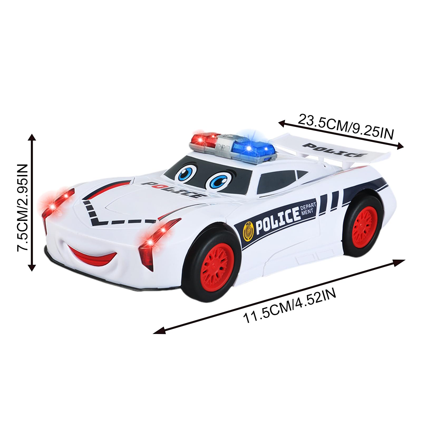 Transformer Car Toy - LED Light & Musical Robot Transforming Engineering Vehicle for Kids | Creative STEM Toy for Boys & Girls | Perfect for Playtime, Birthday Gifts & Educational Fun