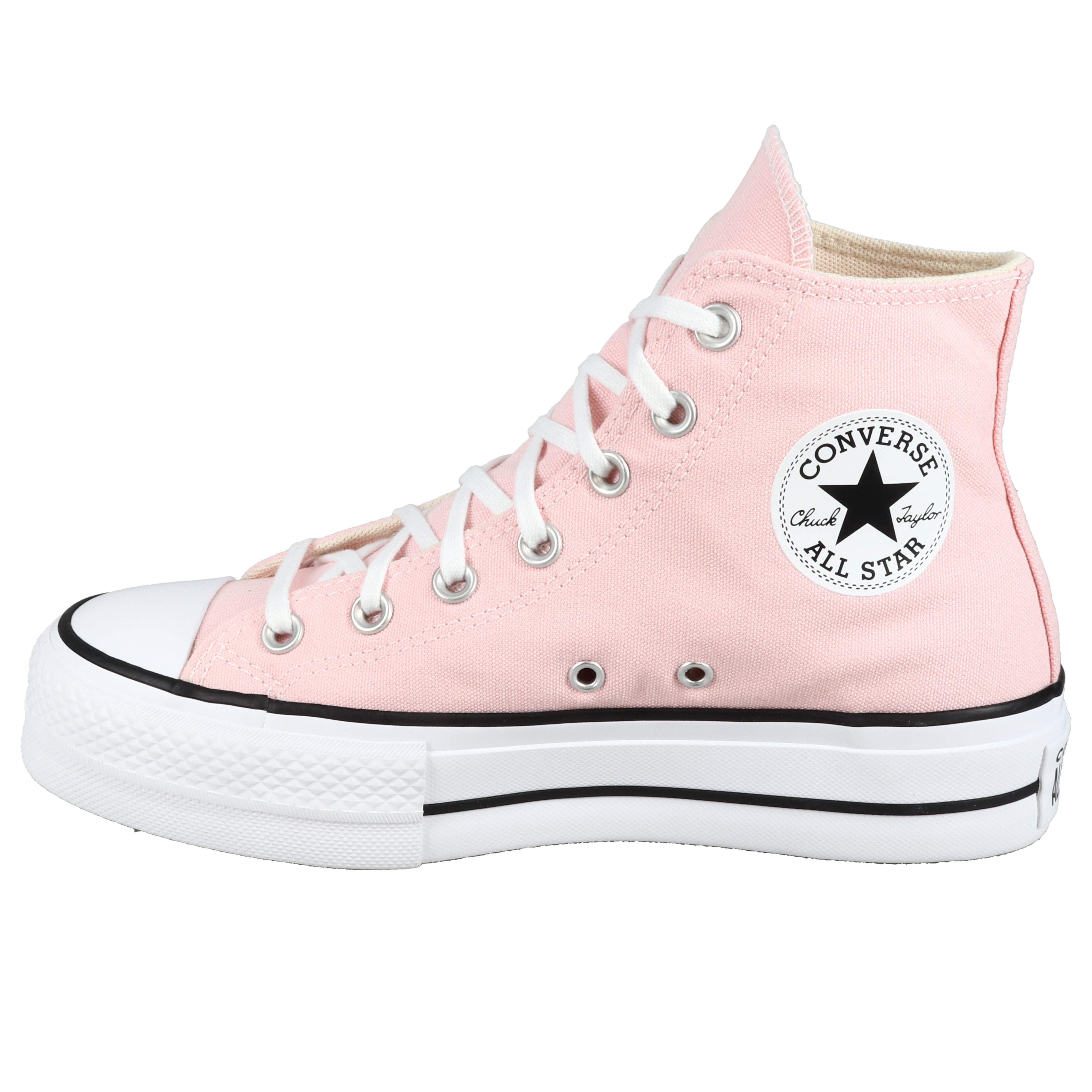 Women's Converse CT All Star Lift High Top Sneakers - Classic White Canvas Shoes for Casual Wear, Street Style & Everyday Fashion