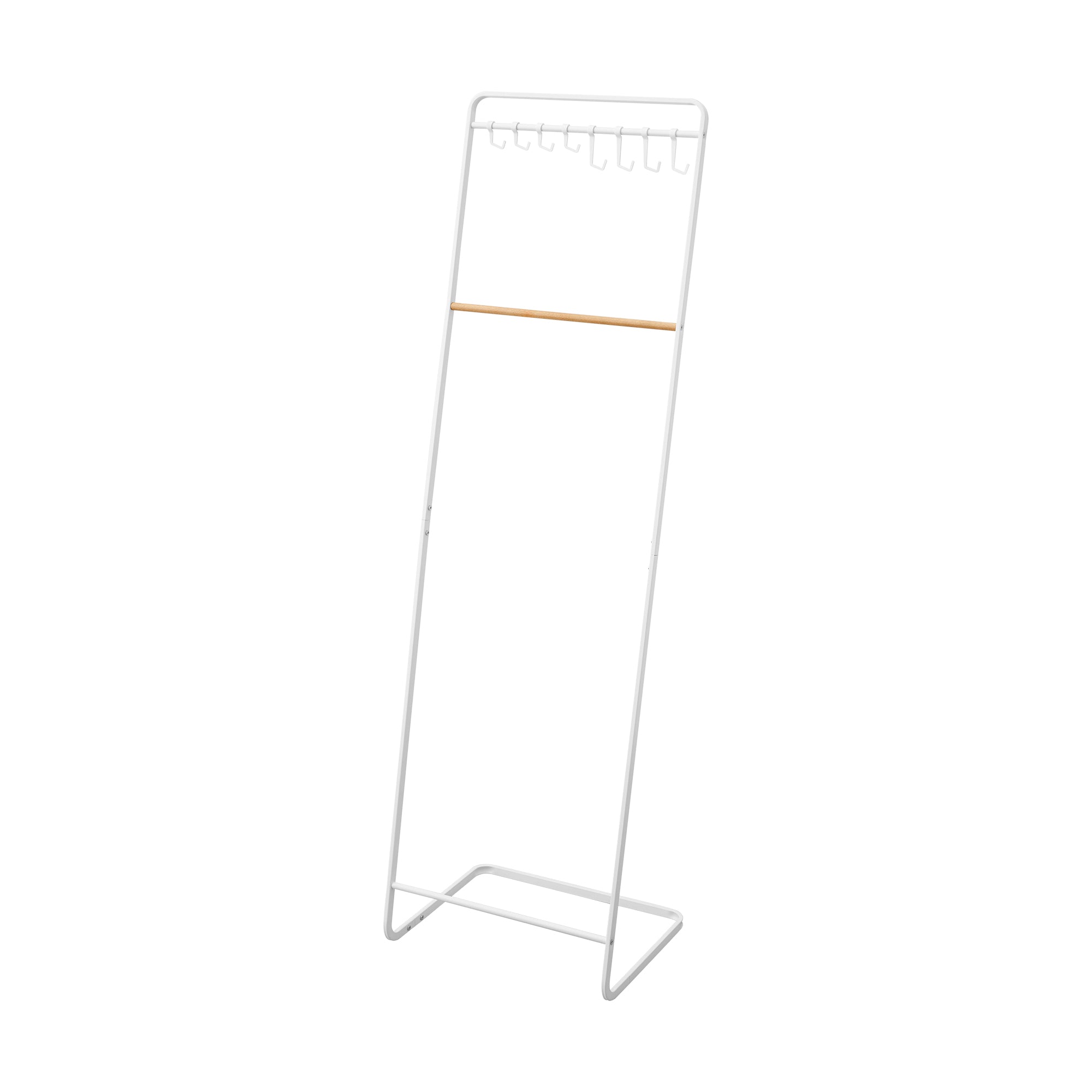 Sturdy 66-Inch Coat Rack with Hat Storage - Steel & Wood Hanging Organizer for Entryway, Bedroom, or Mudroom Organization