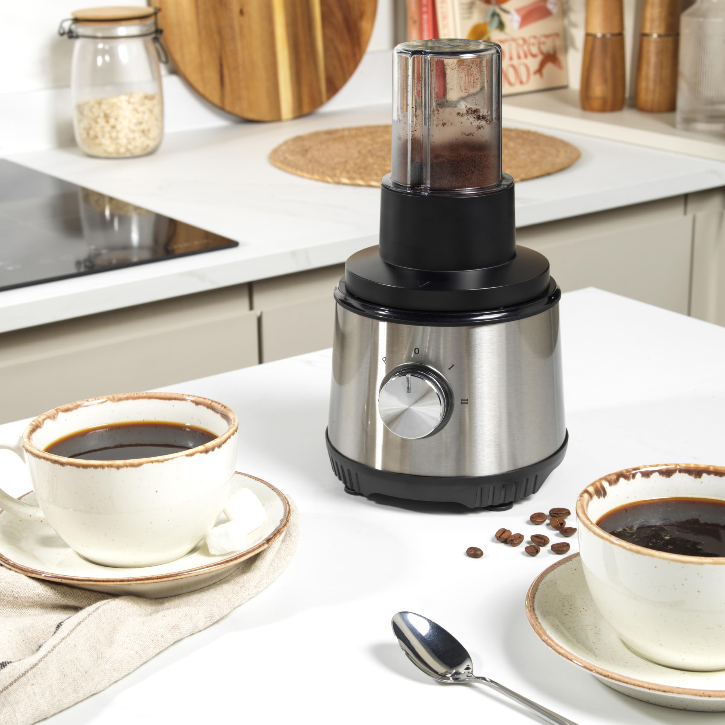 Salter 4-in-1 Juicer Blender - 400W for Smoothies & Coffee Grinding | Home & Gym Use