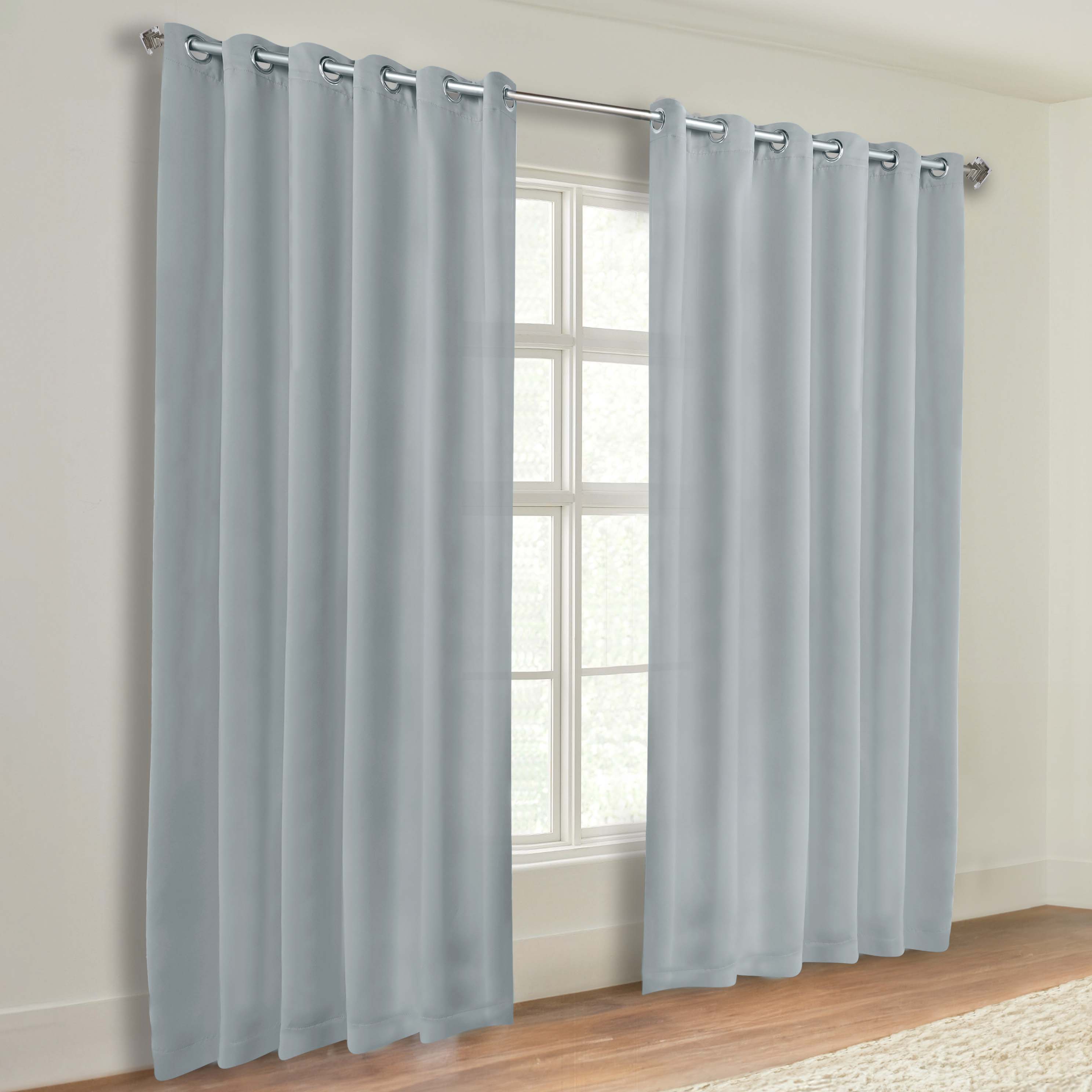 Blackout Curtains Set of 2 - Machine Washable, Room Darkening, Noise Reducing & Thermal Insulated for Bedroom, Nursery & Home Theater