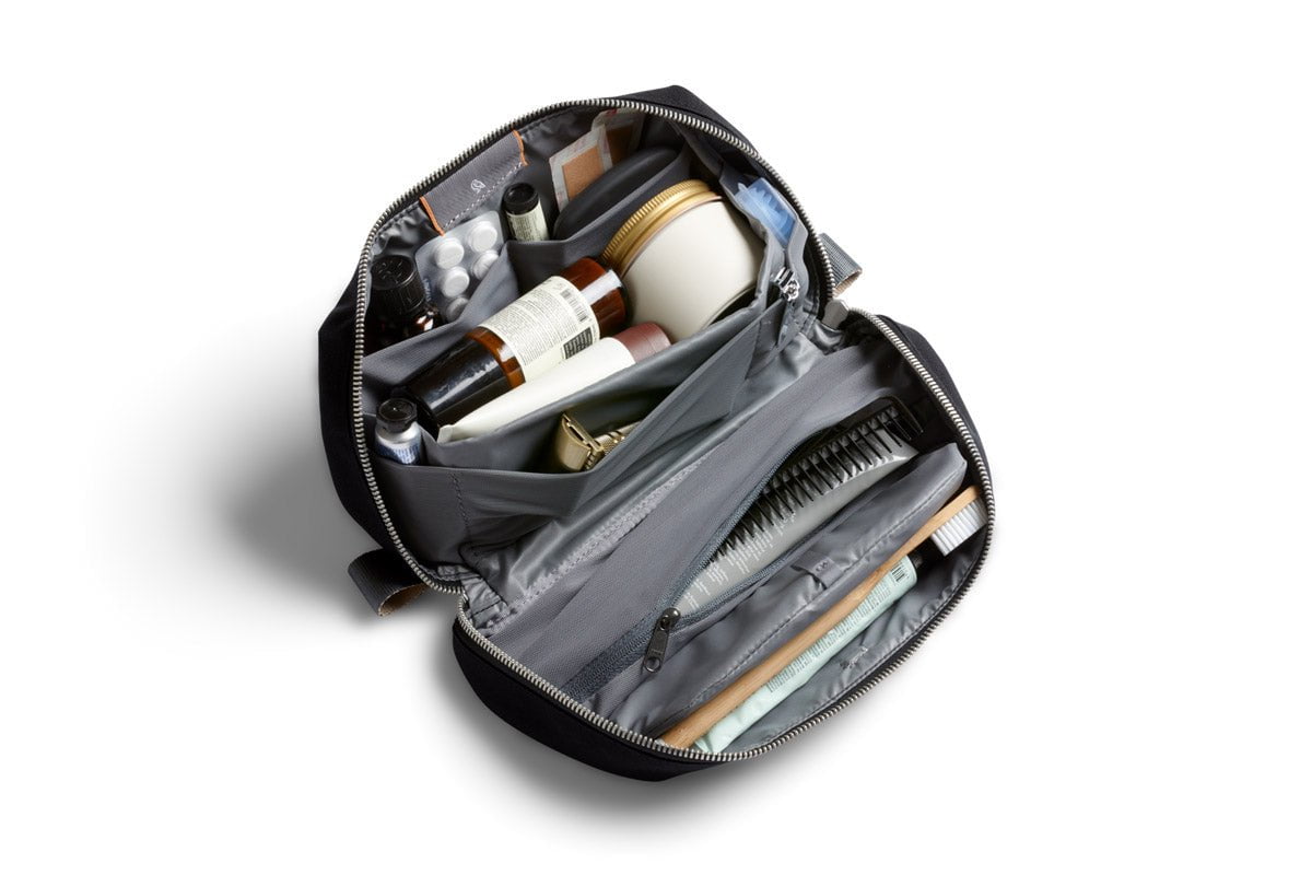 Bellroy Premium Travel Toiletry Kit - Water-Resistant Organizer for Men & Women - Perfect for Airplane, Gym, Camping & Business Trips