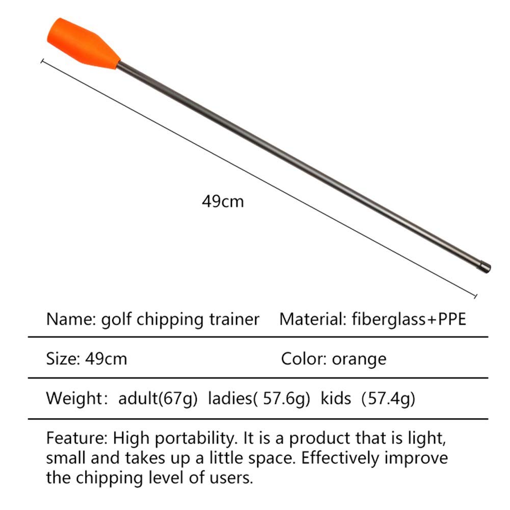Ochine Chip Stix Golf Swing Trainer - Alignment Correction & Practice Guide for Beginners | Golf Training Aid & Equipment for Swing Improvement | Perfect for Driving Range & Backyard Practice (Ships from USA)