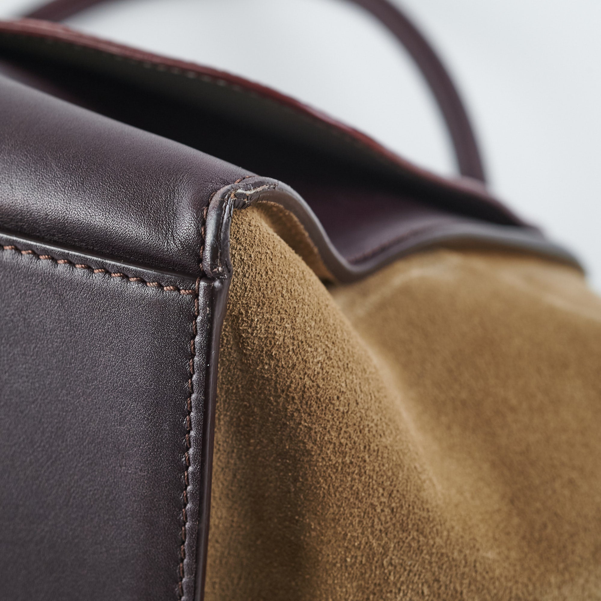 Celine Trapeze Medium Leather Handbag for Women - Luxury Designer Crossbody & Shoulder Bag for Work, Travel & Everyday Use