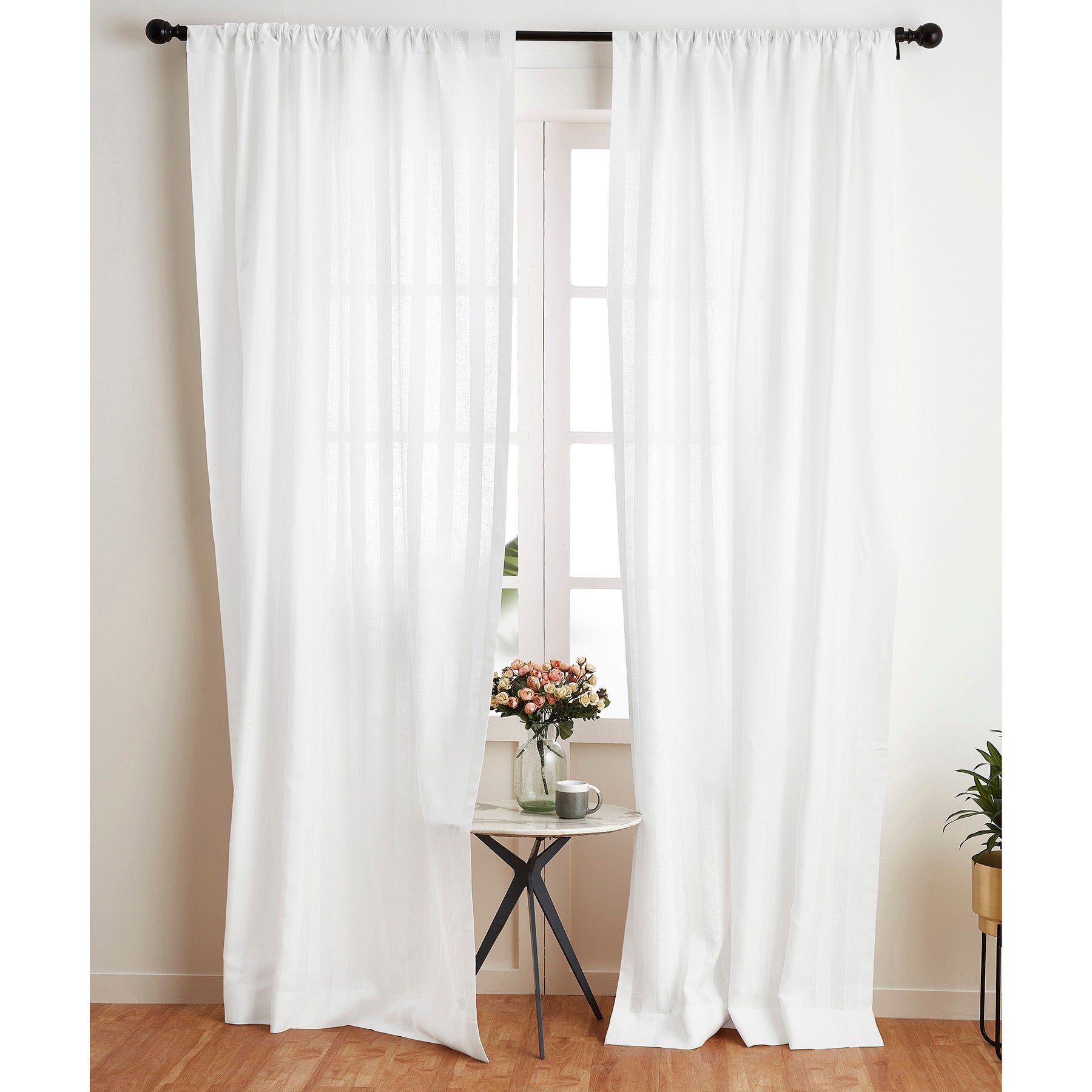 Zoe Curtain - Elegant Window Drapes for Living Room & Bedroom - Blackout & Sheer Options for Home Decor