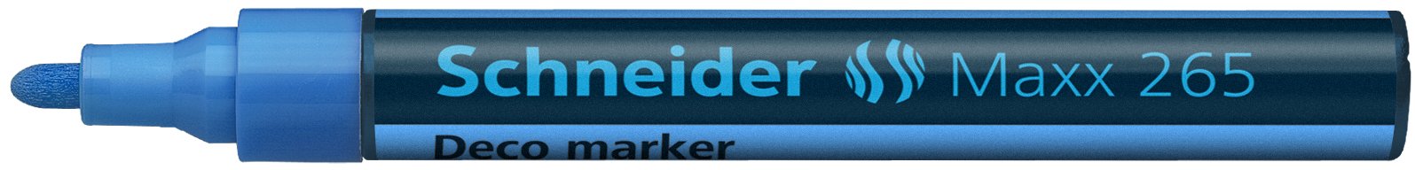 Liquid Chalk Deco Marker Maxx 265 - Light Blue Chalk Marker for Writing on Blackboards, Glass, Mirrors & Windows - Perfect for Restaurants, Cafes, Schools & DIY Projects
