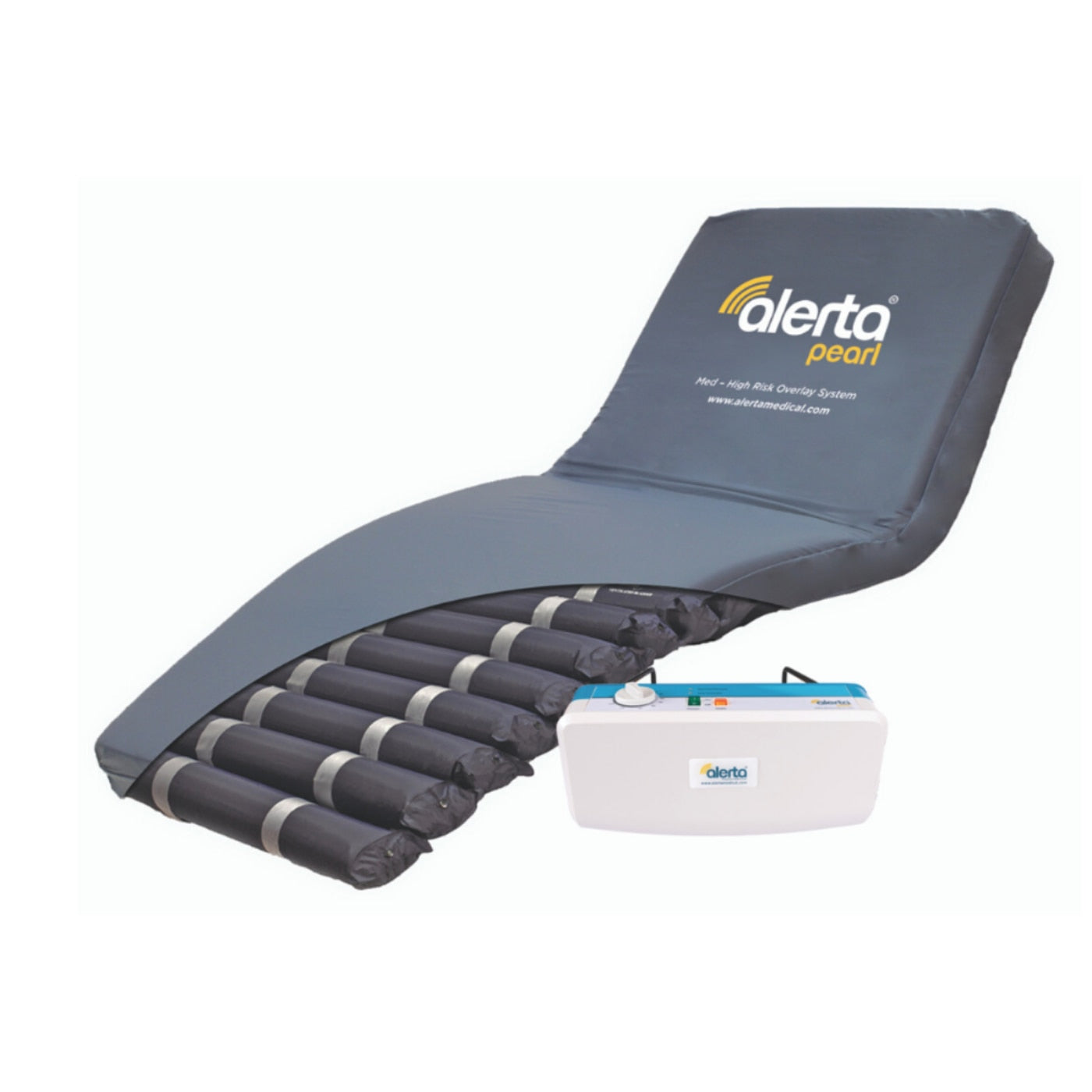 Alerta Pearl Medical-Grade Pressure Relief Air Mattress for Hospital Beds & Home Care - Ideal for Elderly, Post-Surgery & Pressure Sore Prevention