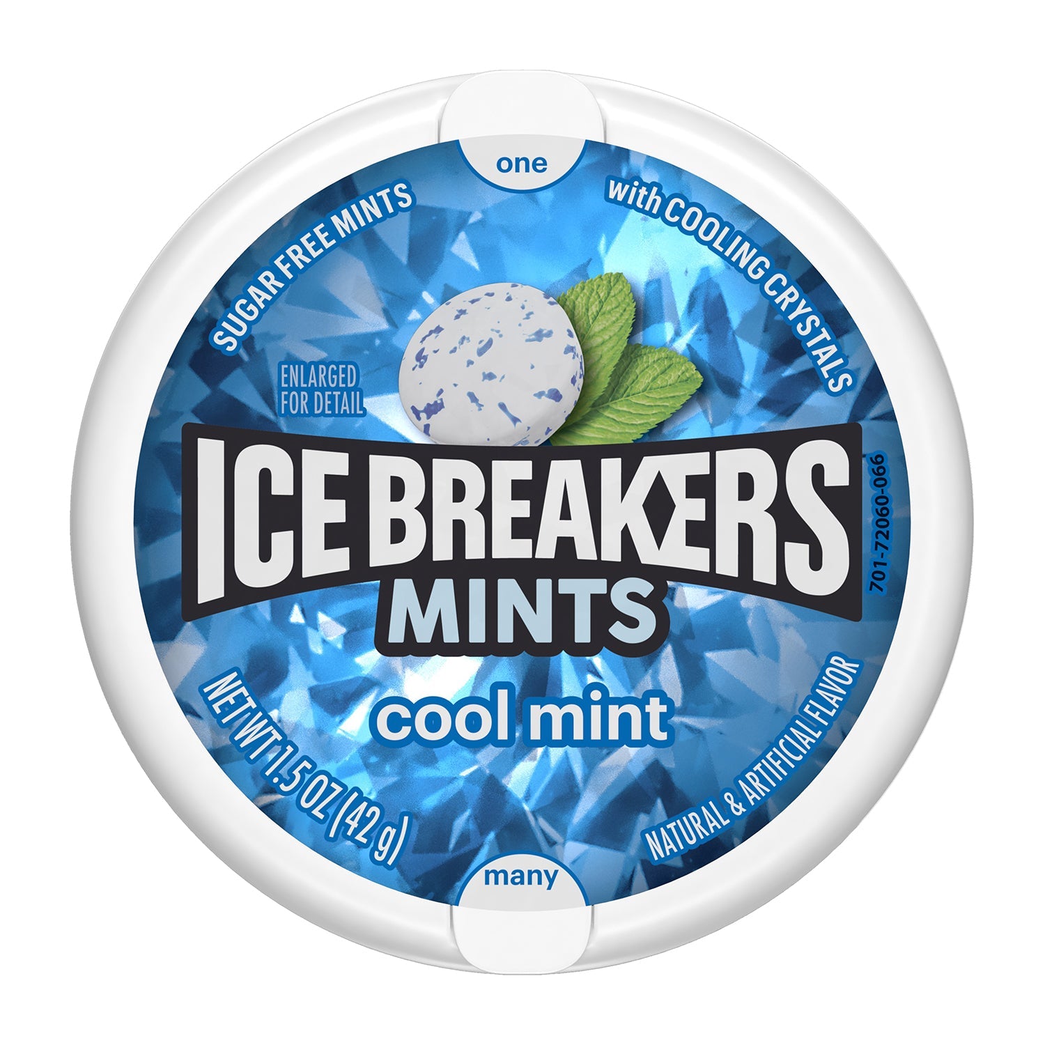 Hershey Ice Breaker Mints Coolmint Sugar-Free Breath Fresheners - 8 Count Box | Portable Fresh Breath Solution for Work, Travel & After Meals