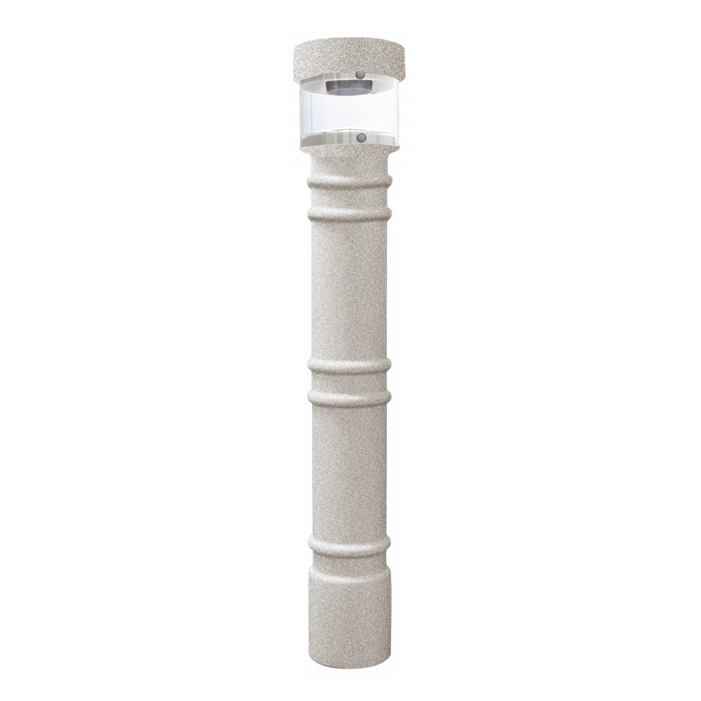 Hard Wired Lighted Bollard Covers for 4 and 6 Pipe | Durable Outdoor Safety Lighting for Parking Lots, Walkways & Commercial Areas