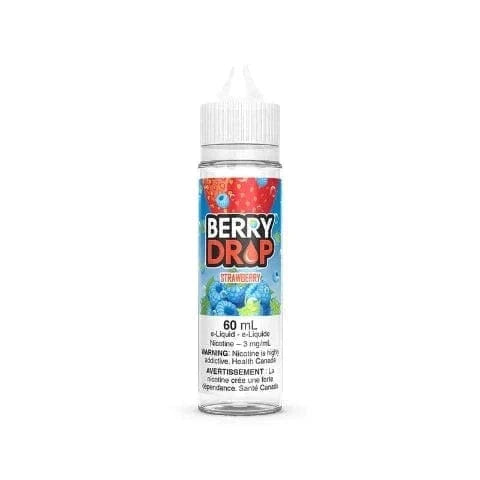 Premium Strawberry Berry Drop E-Liquid - 60mL Vape Juice for Refillable Pods & Tanks | Sweet & Fruity Flavor | Alberta, Canada | Perfect for All-Day Vaping & Cloud Chasing