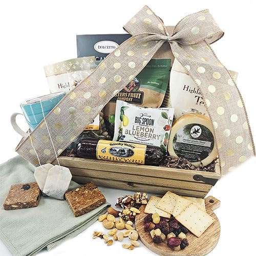 Premium Tea Gift Basket - Luxury Loose Leaf & Herbal Tea Collection for Gifting, Holidays & Relaxation | Perfect for Tea Lovers, Corporate Gifts & Special Occasions
