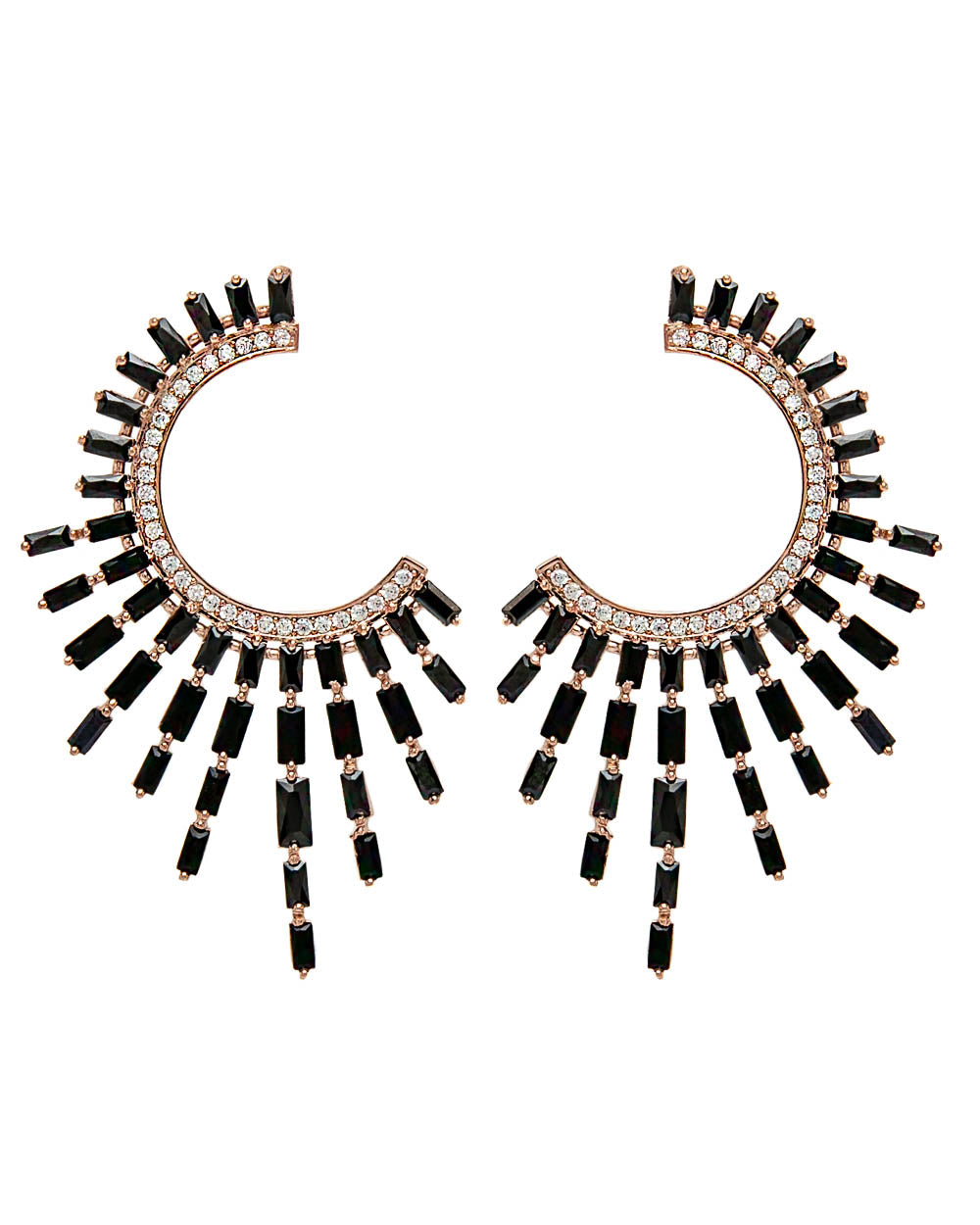 Charlotte Earrings - Elegant Gold-Plated Hoop Earrings for Women | Perfect for Parties, Weddings & Everyday Wear
