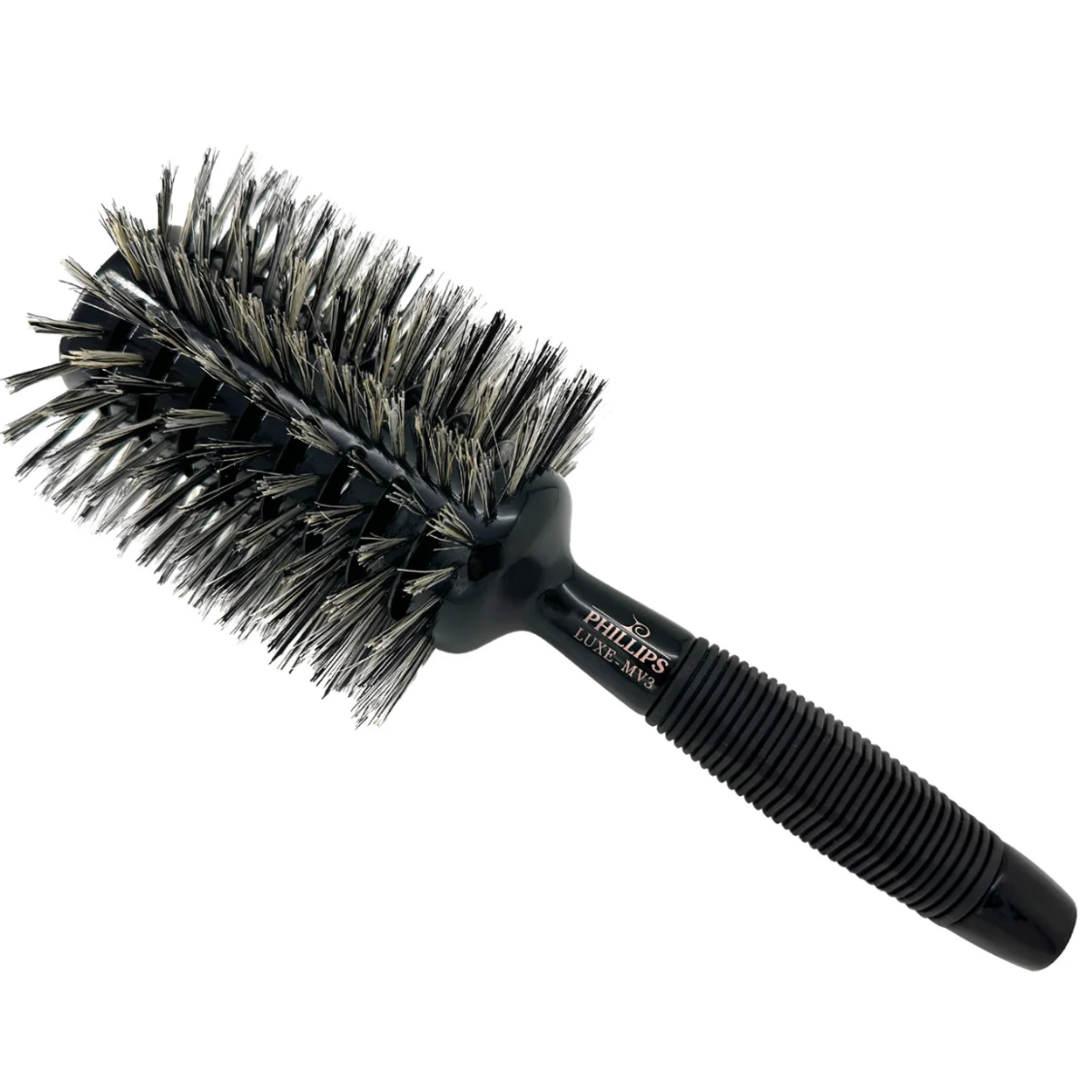 Phillips Brush 4 Monster Vent Round Hair Brush with Mixed Boar & Ionic Nylon Bristles (LUXE MV3) - Professional Styling Tool for Salon-Quality Blowouts & Smoothing