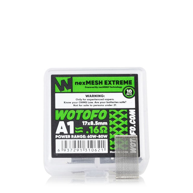 Wotofo NexMESH Replacement Coils - Chill/Turbo/Extreme/Clapton/Clapton S/SS316L Options for Vape Tanks - Perfect for Cloud Chasing & Flavor Enhancement